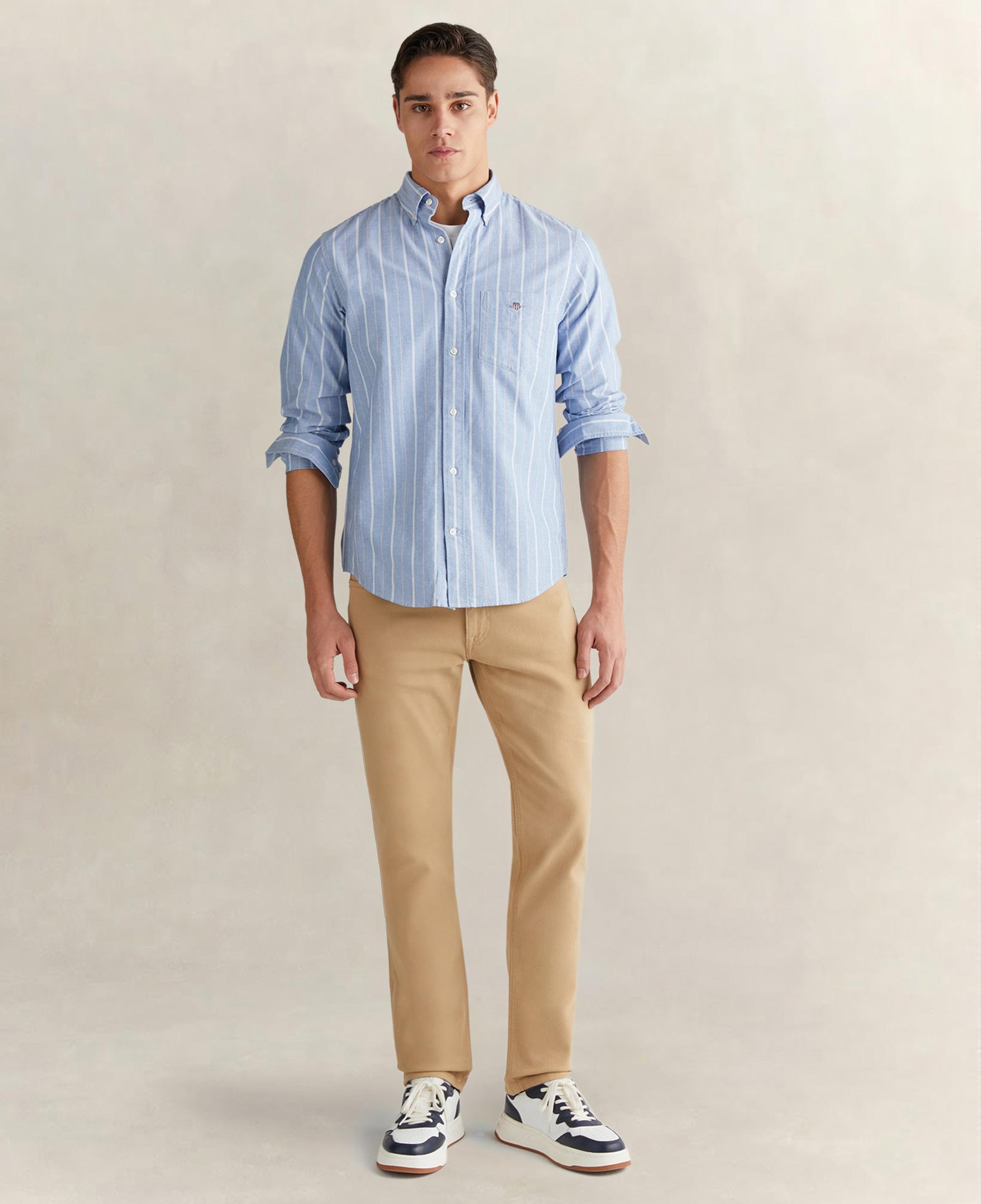 GANT Erkek Mavi Regular Fit Düğmeli Gömlek