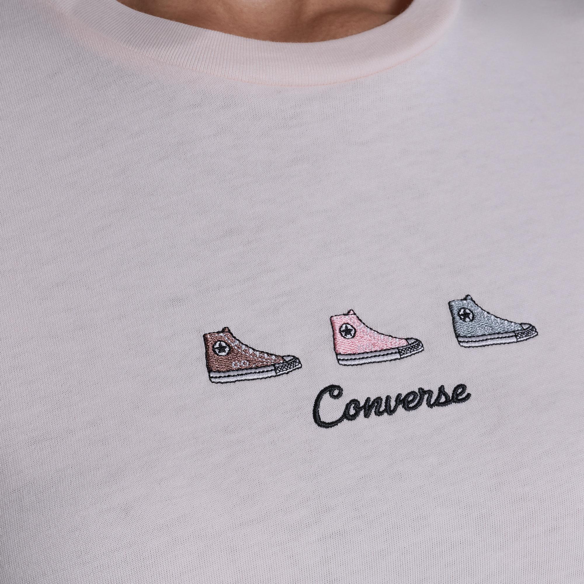 Converse Kadın Pembe T-Shirt