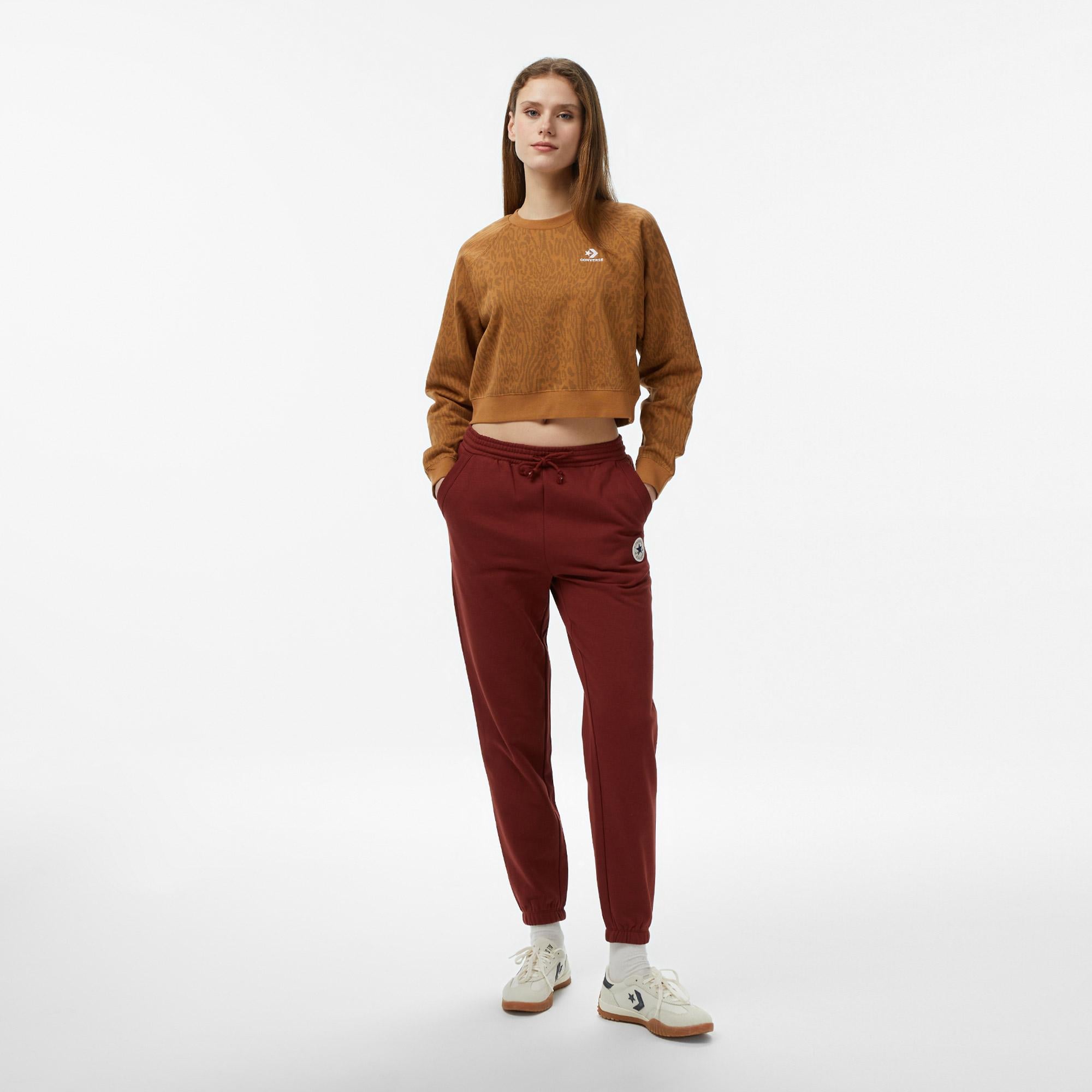 Converse Kadın Kahverengi Sweatshirt