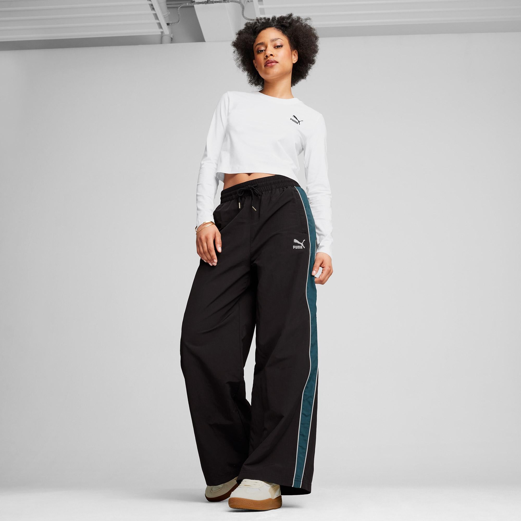 Puma Play Loud T7 Track Waterproof Kadın Siyah Pantolon