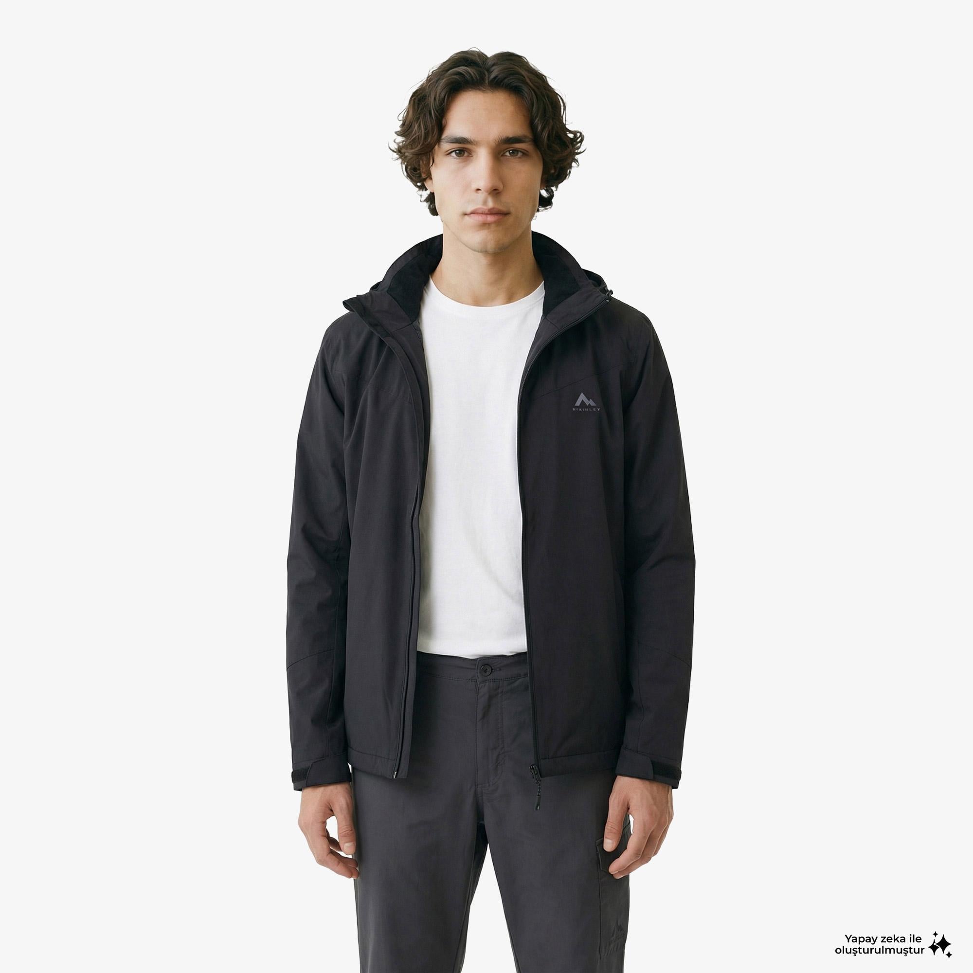 McKinley Tessi 3:1 II Erkek Siyah Outdoor Mont