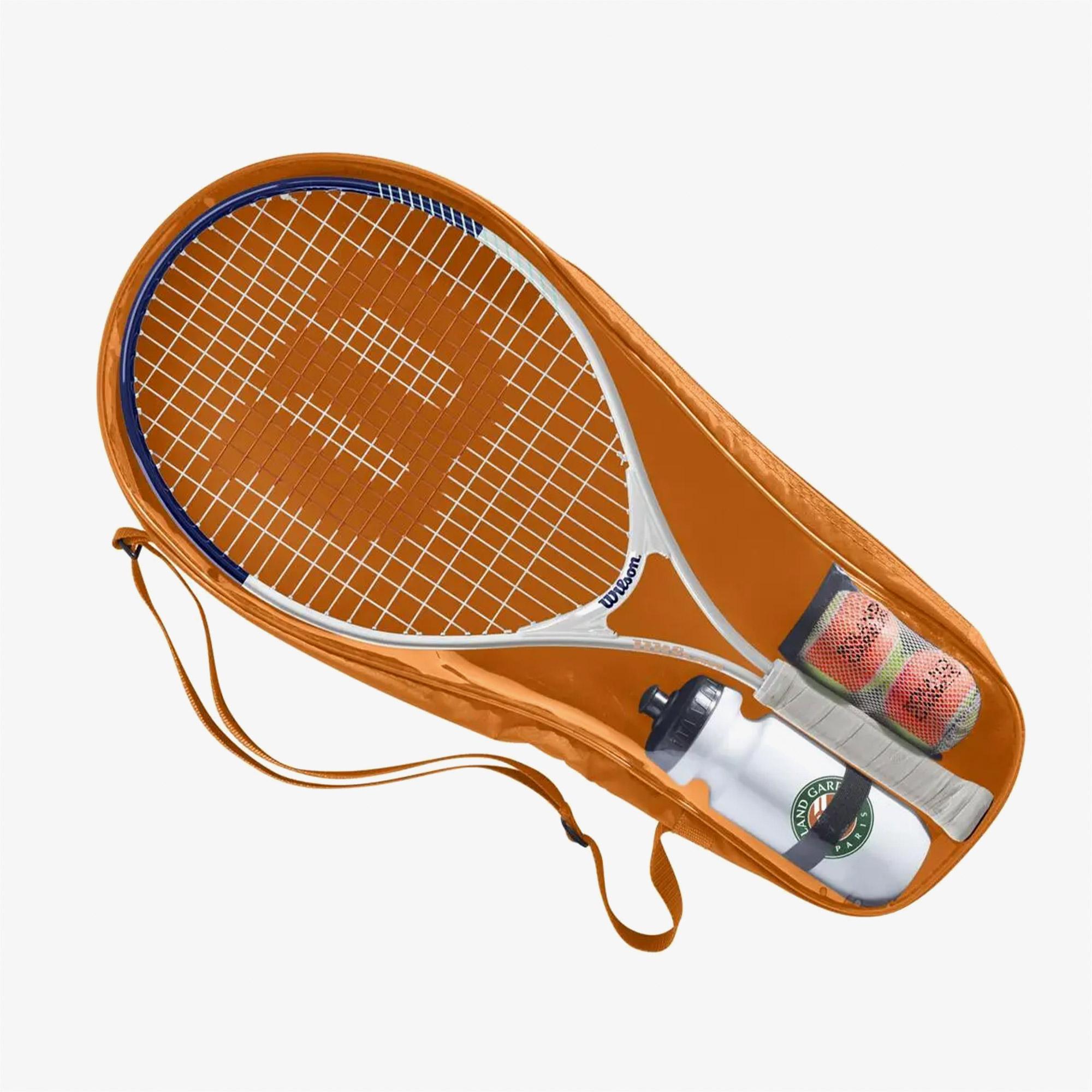 Wilson Roland Garros Elite Çocuk 23 inç Beyaz Tenis Raketi Seti