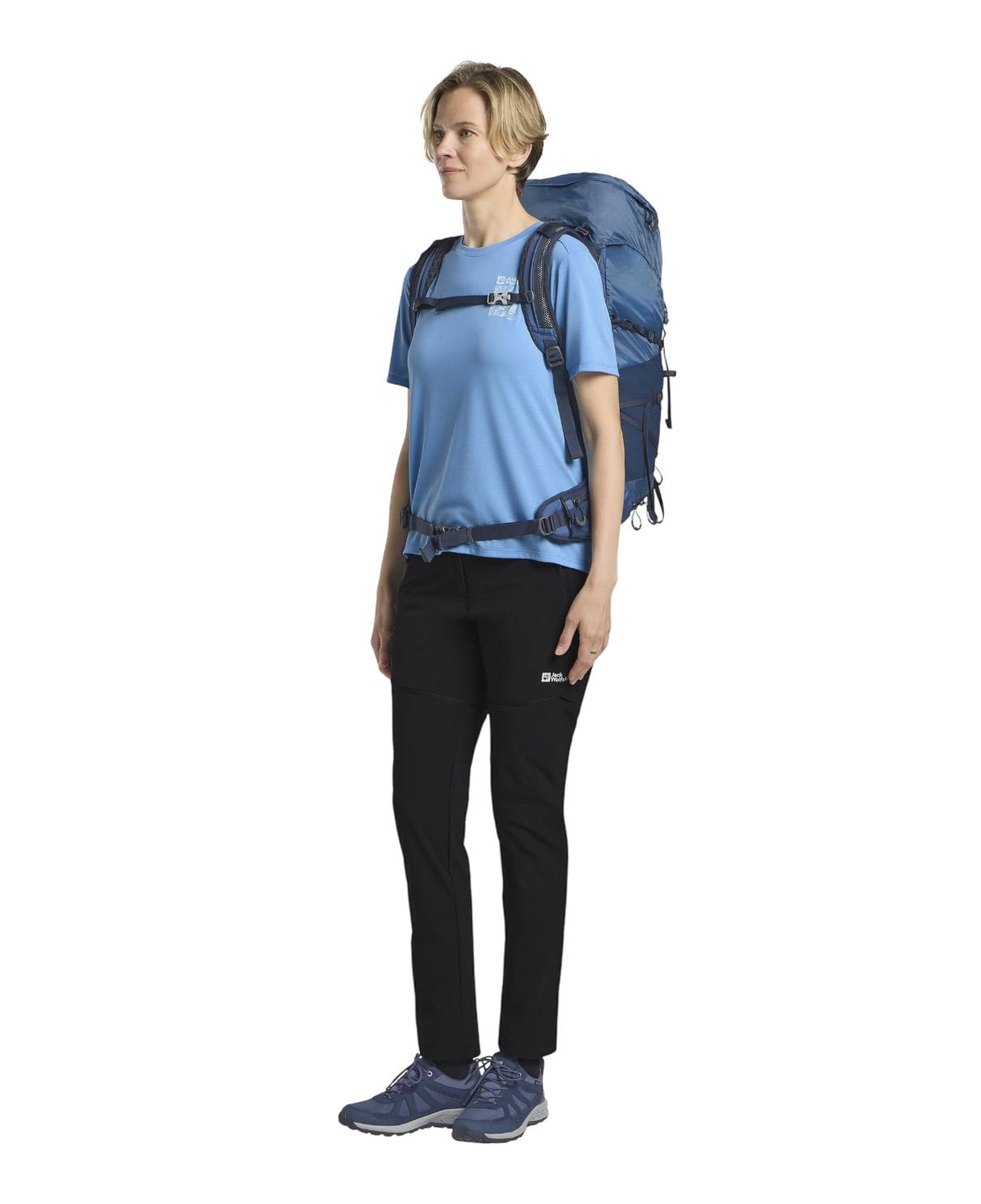 Jack Wolfskin VonAksesuar Graphic Kadın Tişört