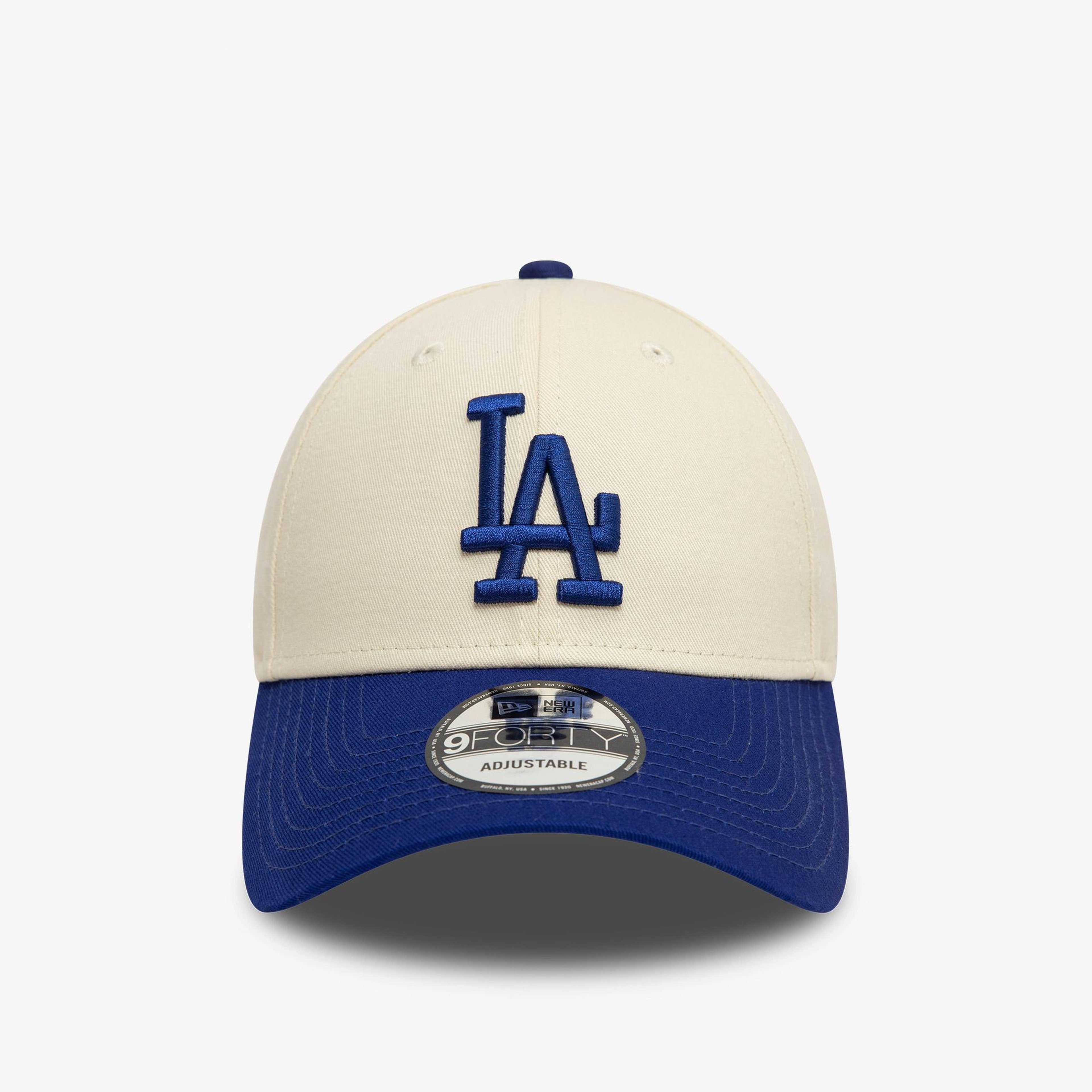 New Era Cap LA Dodgers Colour Block 9Forty Unisex Krem/Mavi Şapka