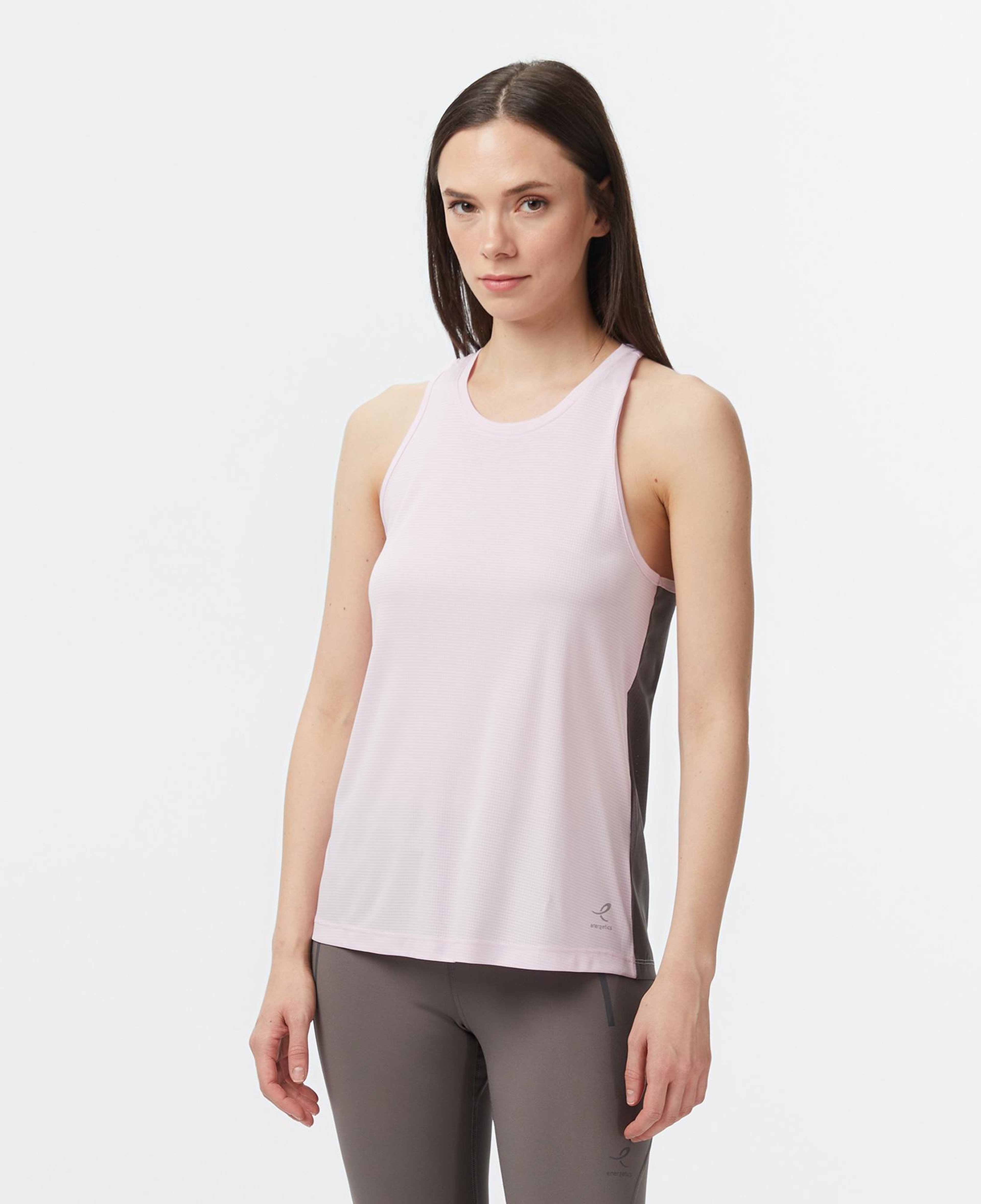 Energetics Stefanie SL Kadın Pembe Koşu T-Shirt