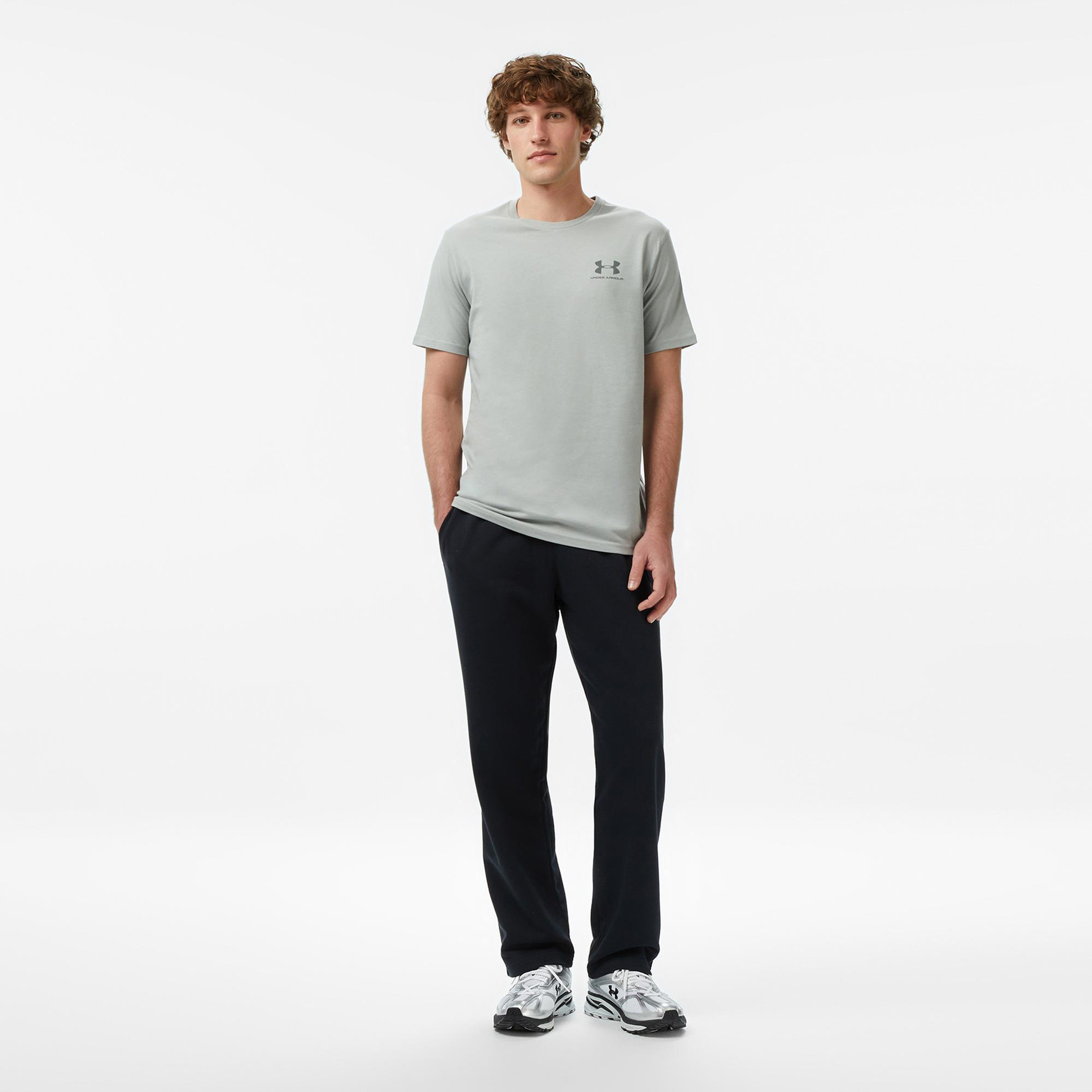 Under Armour Sportstyle Lc Ss Erkek Gri T-Shirt