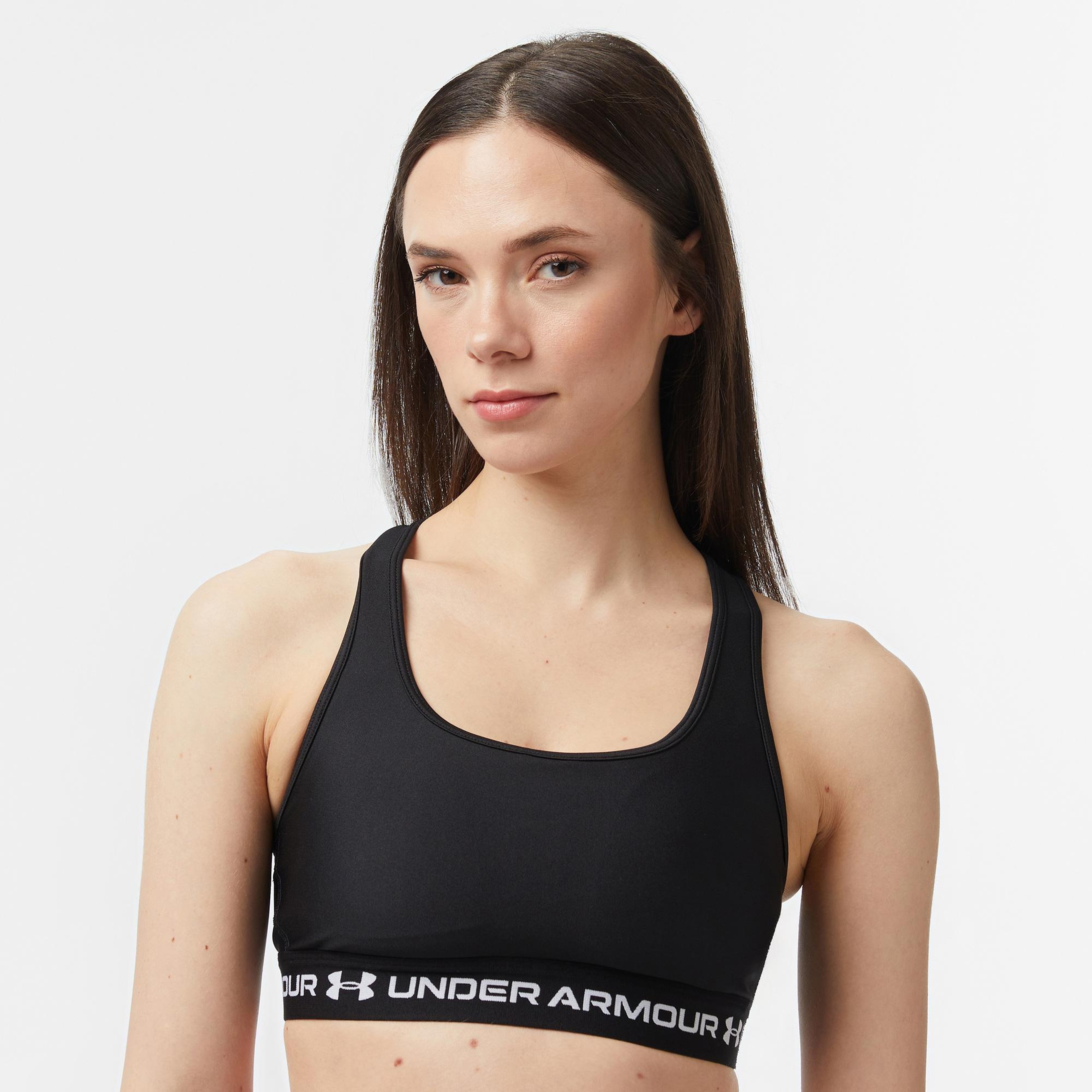 Under Armour Crossback Mid Kadın Siyah Antrenman Bra