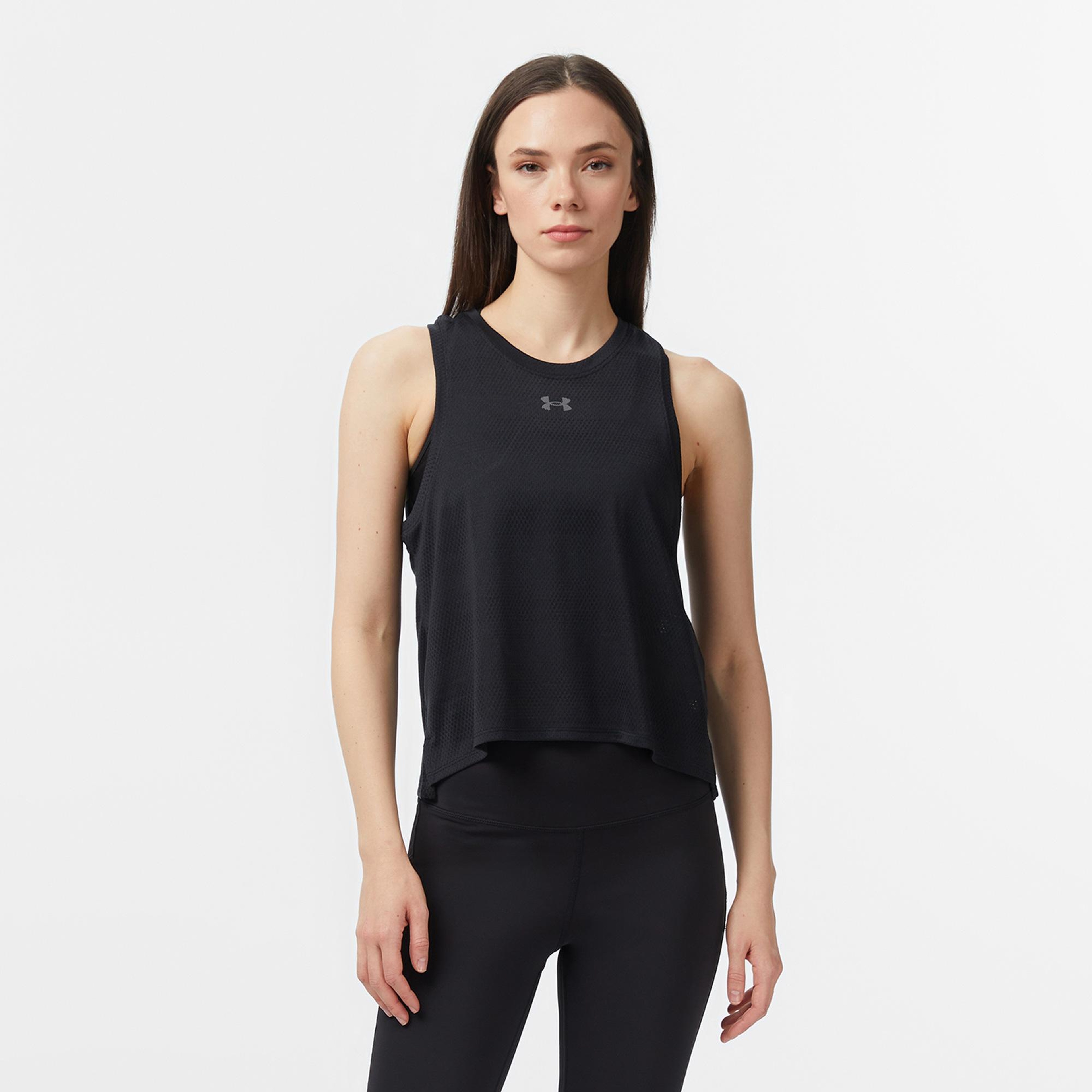 Under Armour Velociti Singlet Kadın Siyah Koşu Atlet