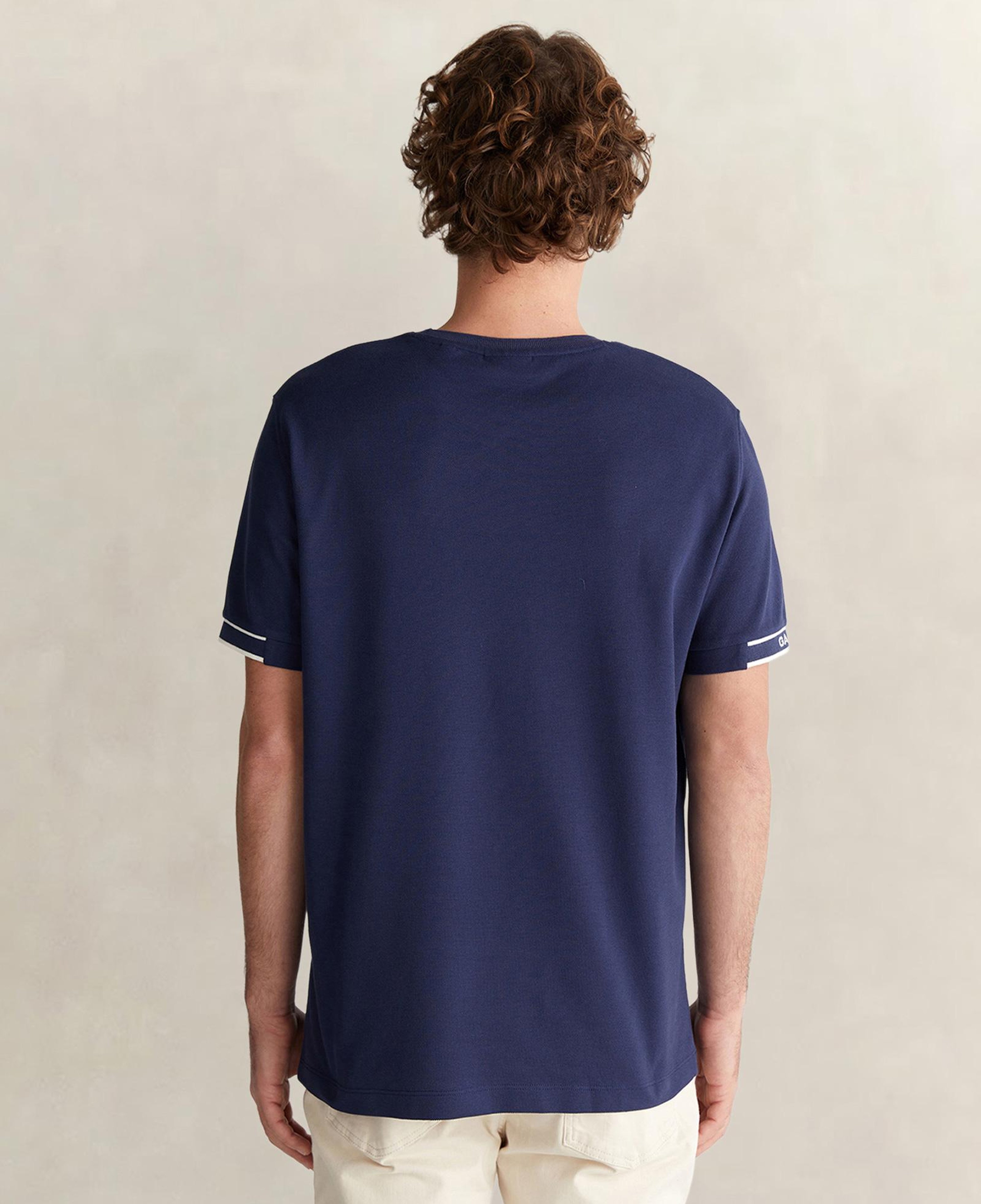 GANT Erkek Lacivert Kısa Kollu T-Shirt