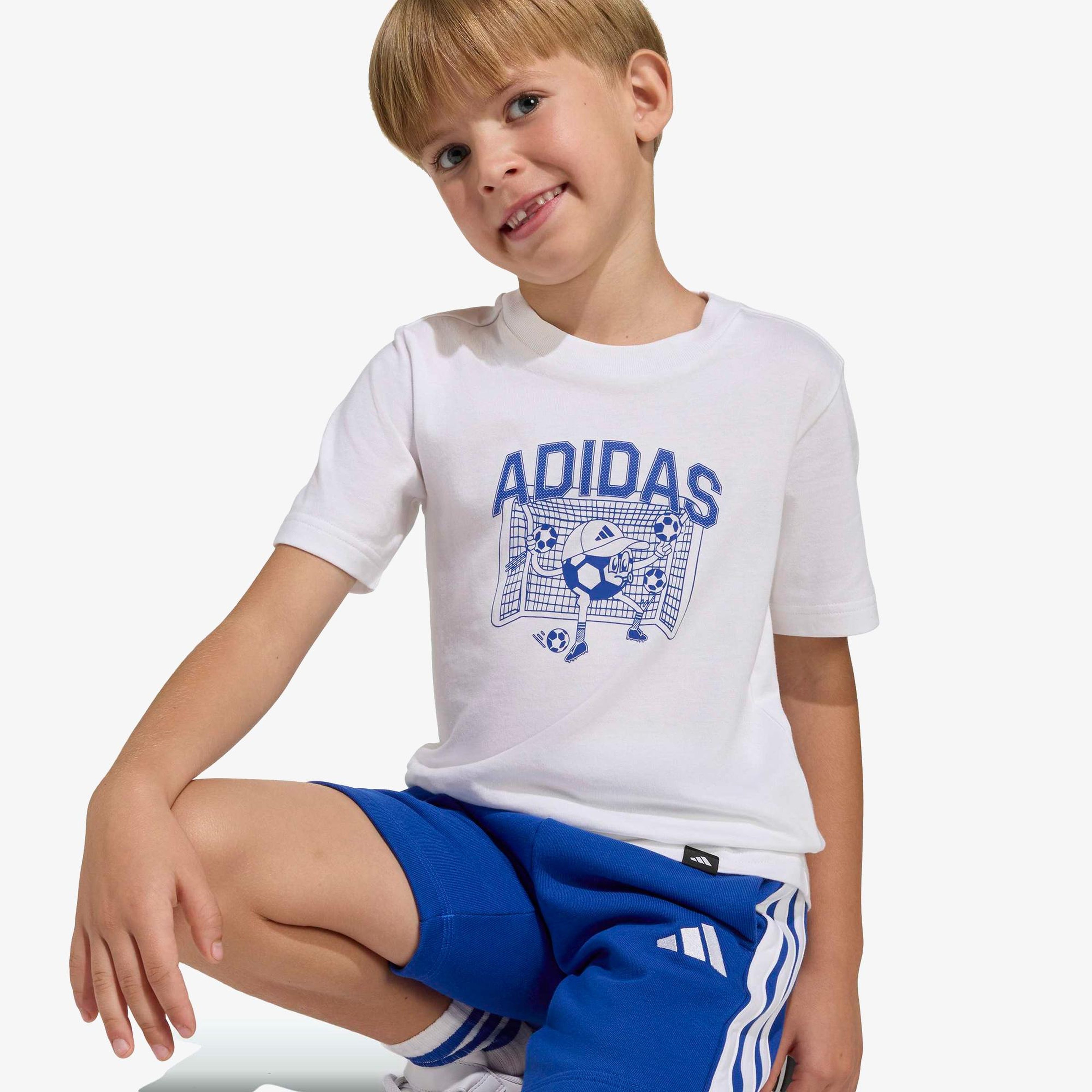 adidas Lk Football Çocuk Beyaz T-Shirt