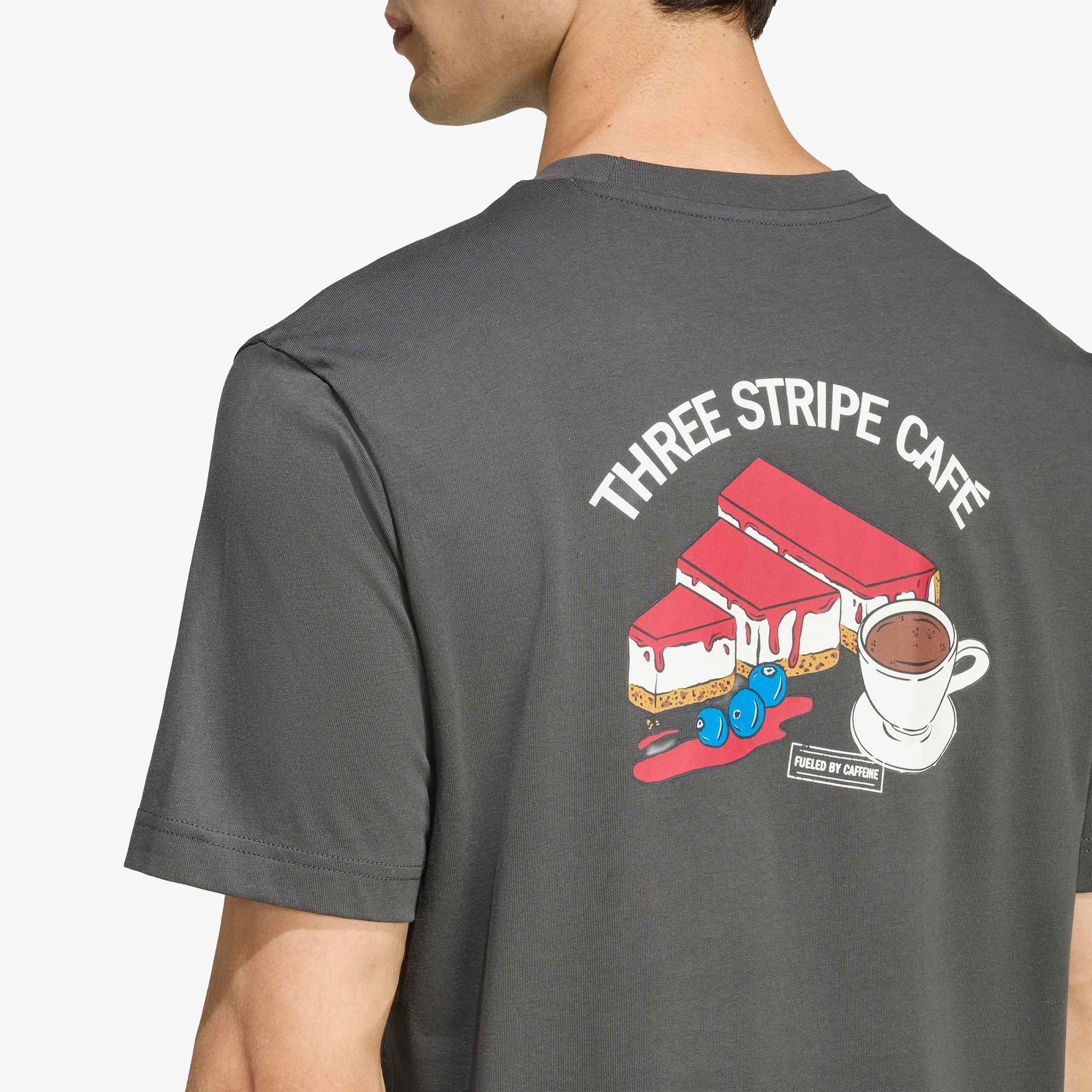adidas Cheesecake Erkek Gri T-Shirt