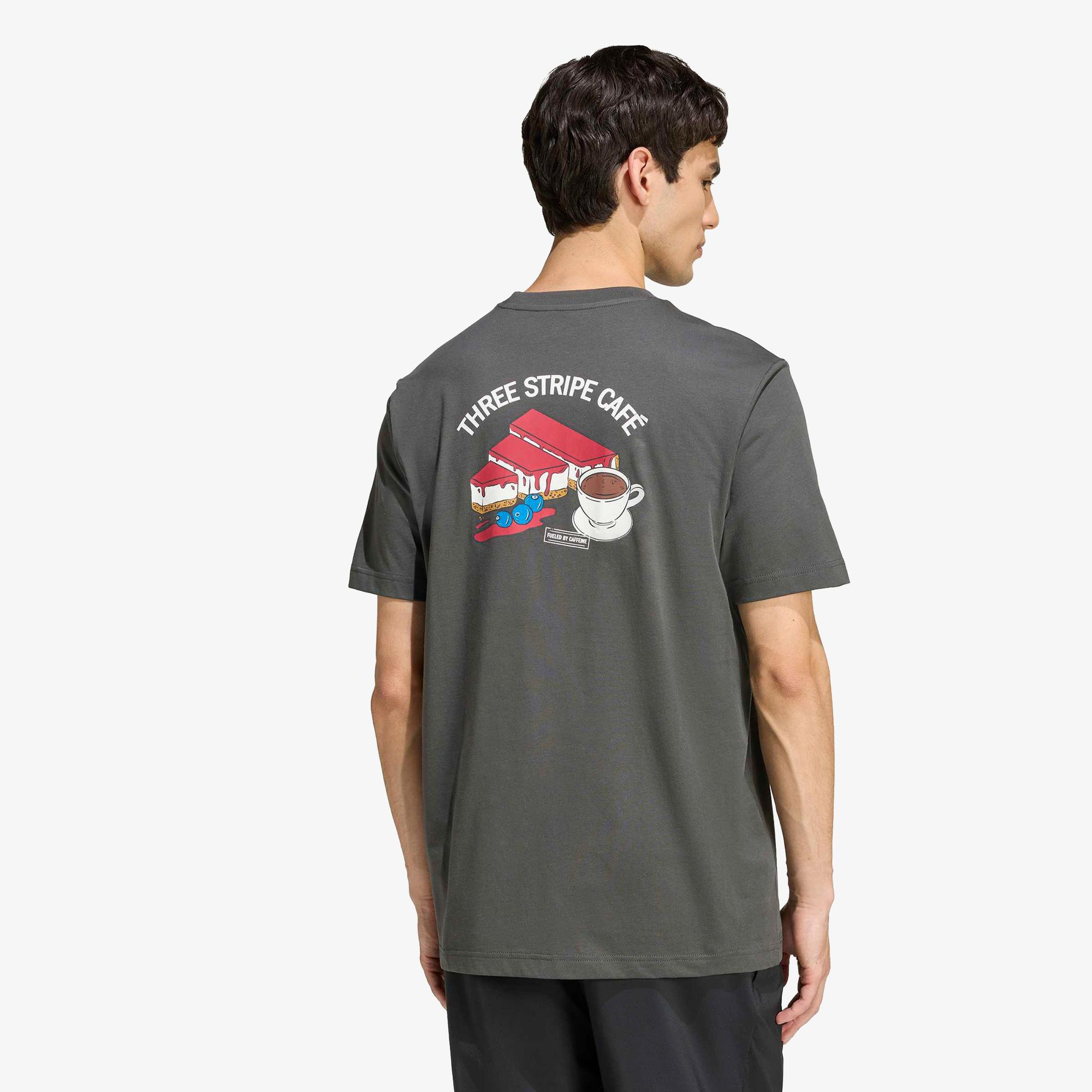 adidas Cheesecake Erkek Gri T-Shirt