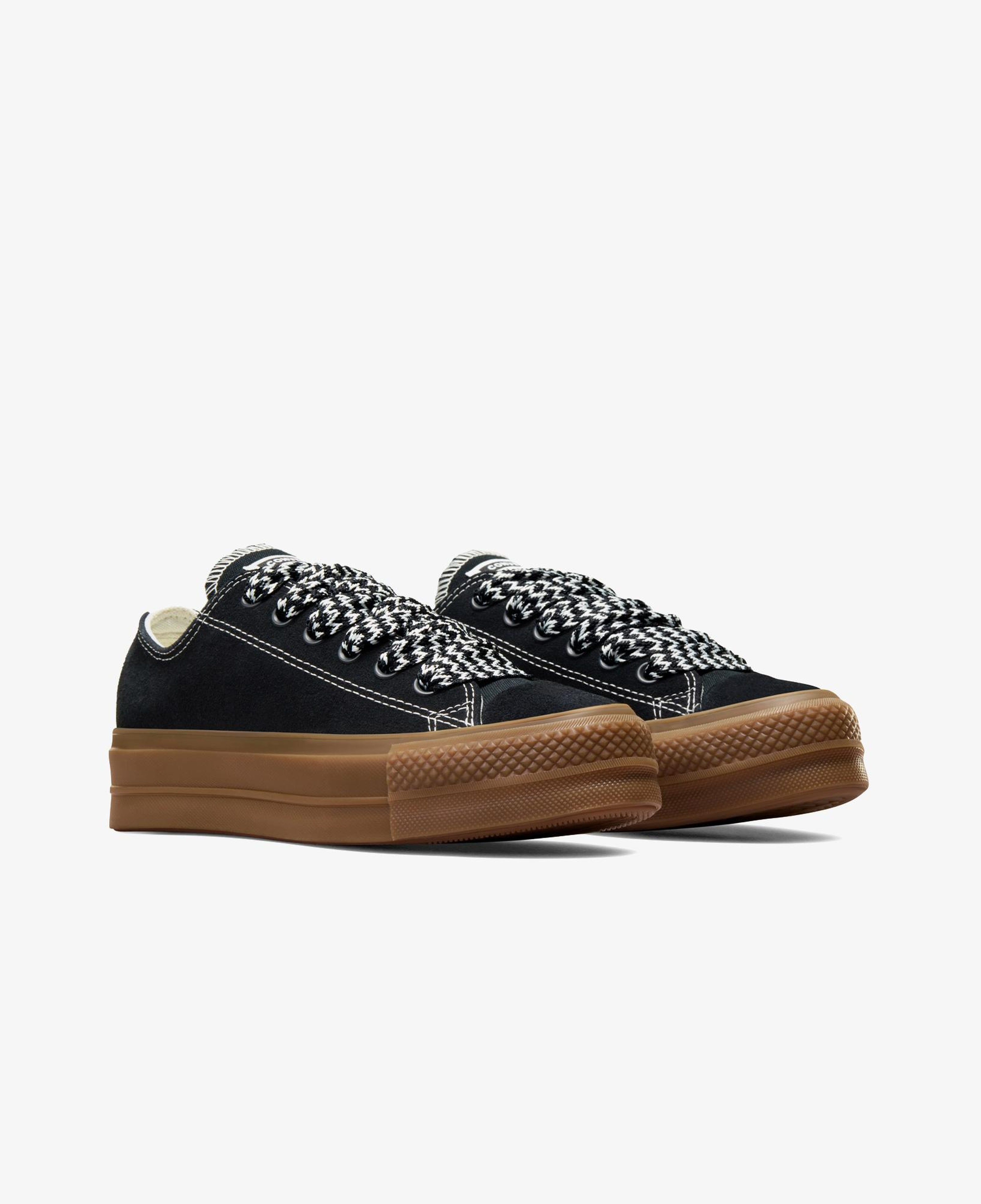 Converse Chuck Taylor All Star Lift Kadın Siyah Süet Platform Sneaker