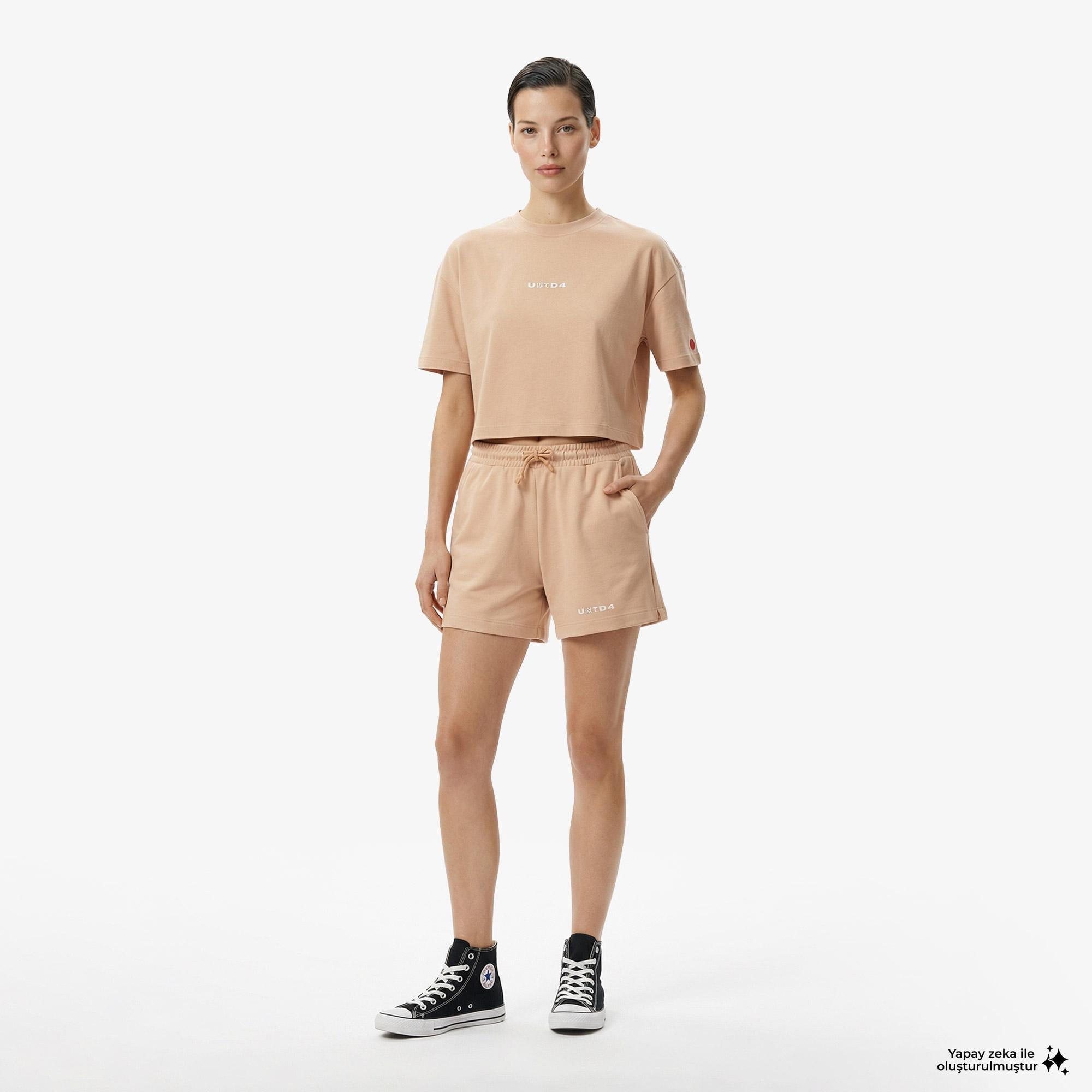 UNITED4 Regular Fit Kadın Pembe Şort