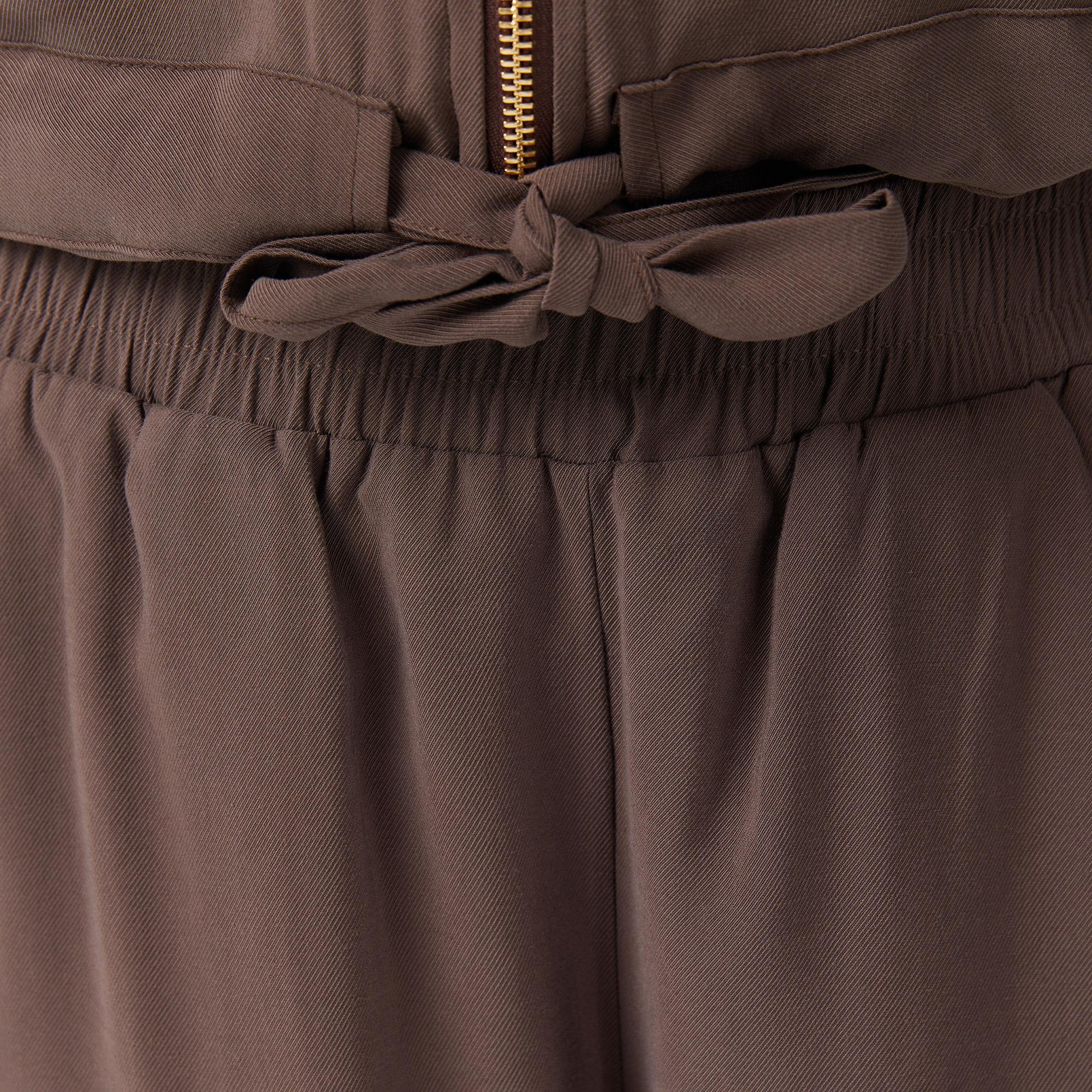 Nautica Kadın Kahverengi Regular Fit Pantolon