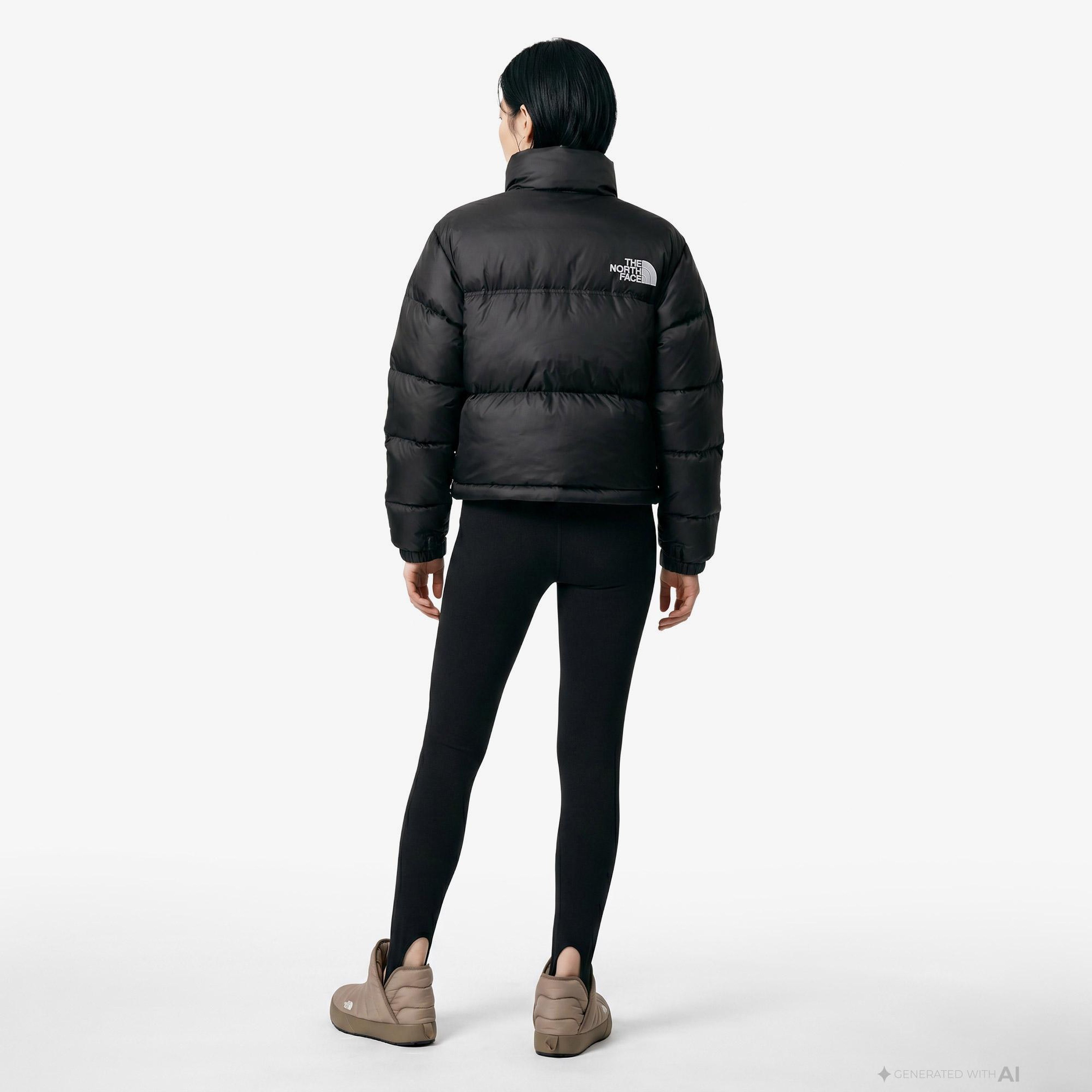 The North Face Kadın Nuptse Siyah Mont