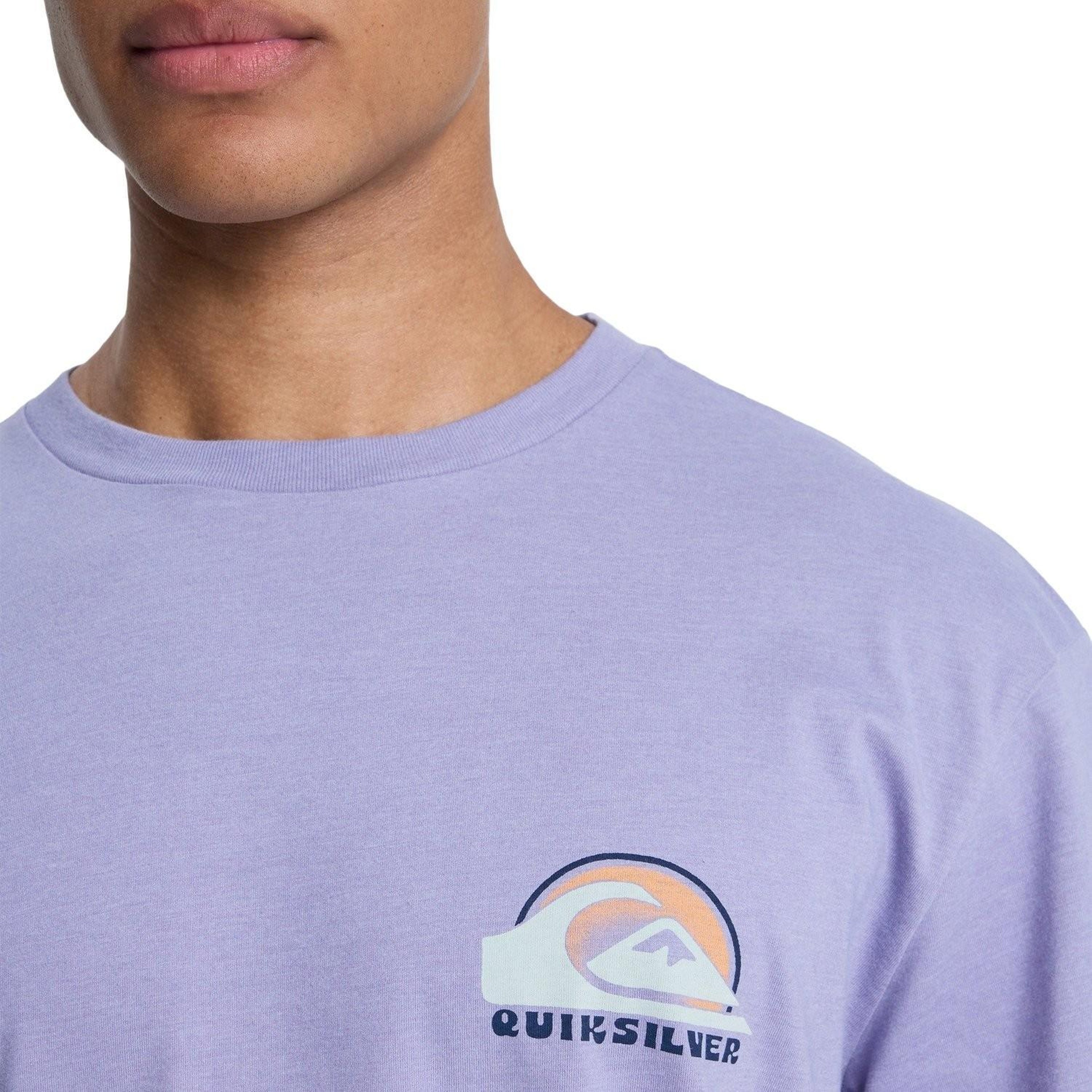 Quiksilver Hellbender Erkek Mor Tişört