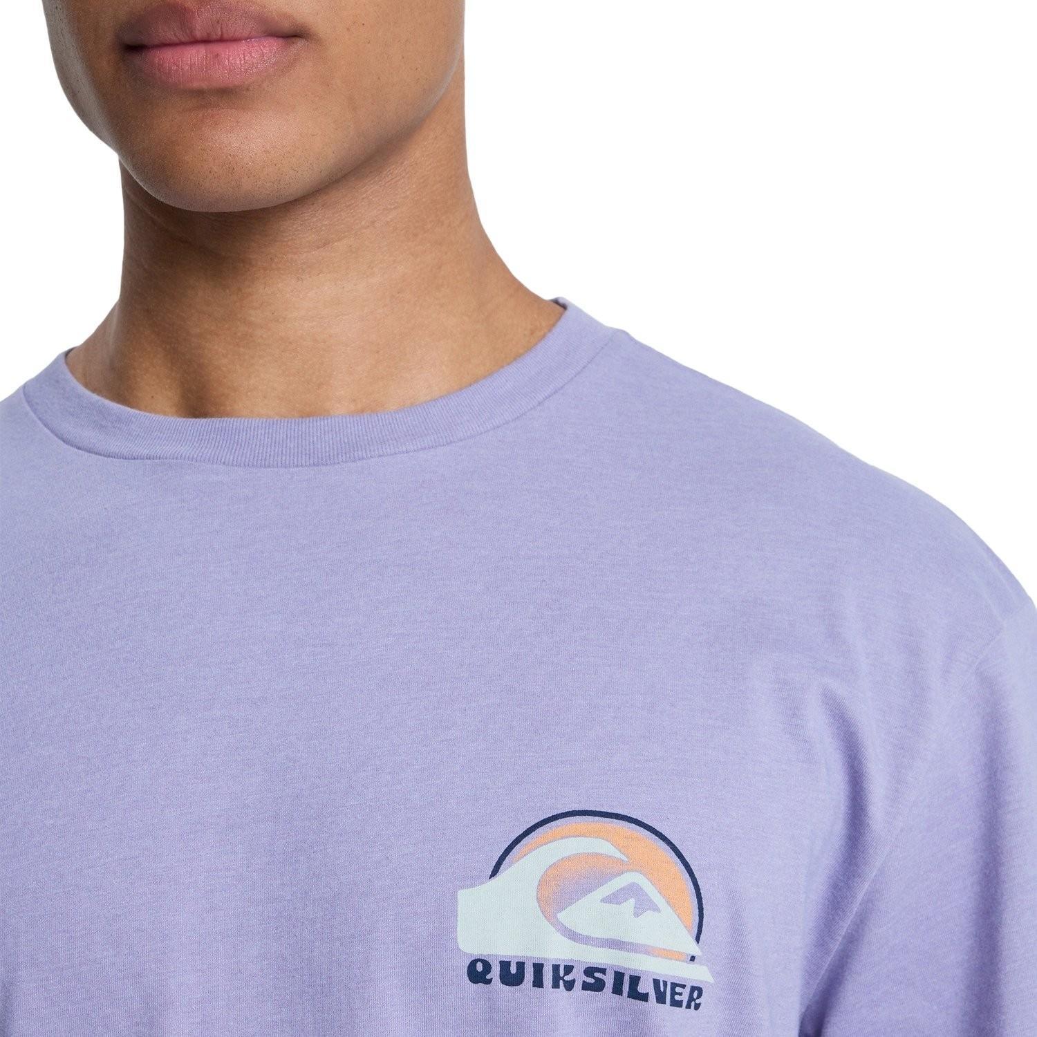 Quiksilver Hellbender Erkek Mor Tişört