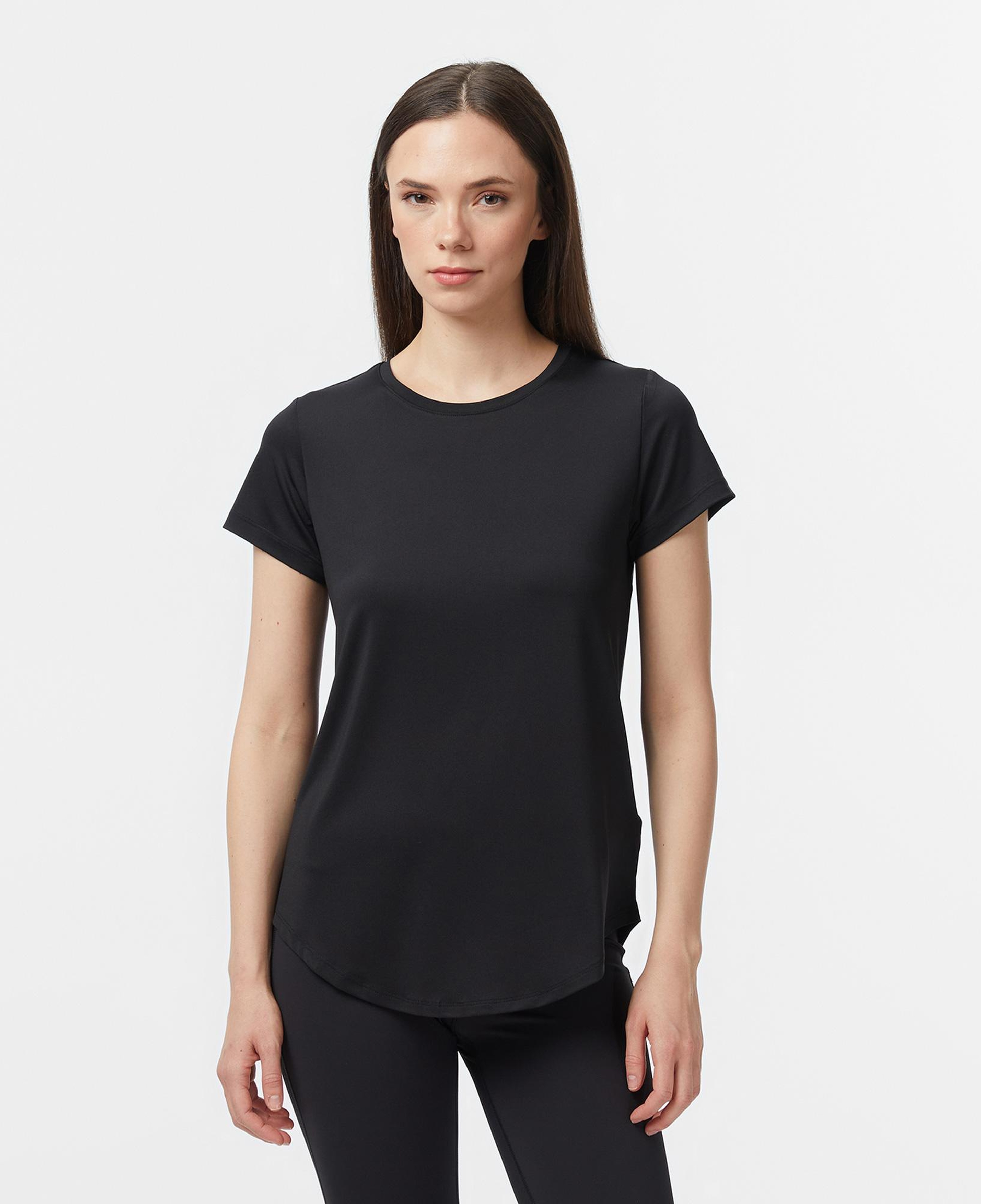 Energetics Cecilia V Kadın Siyah Antrenman T-Shirt