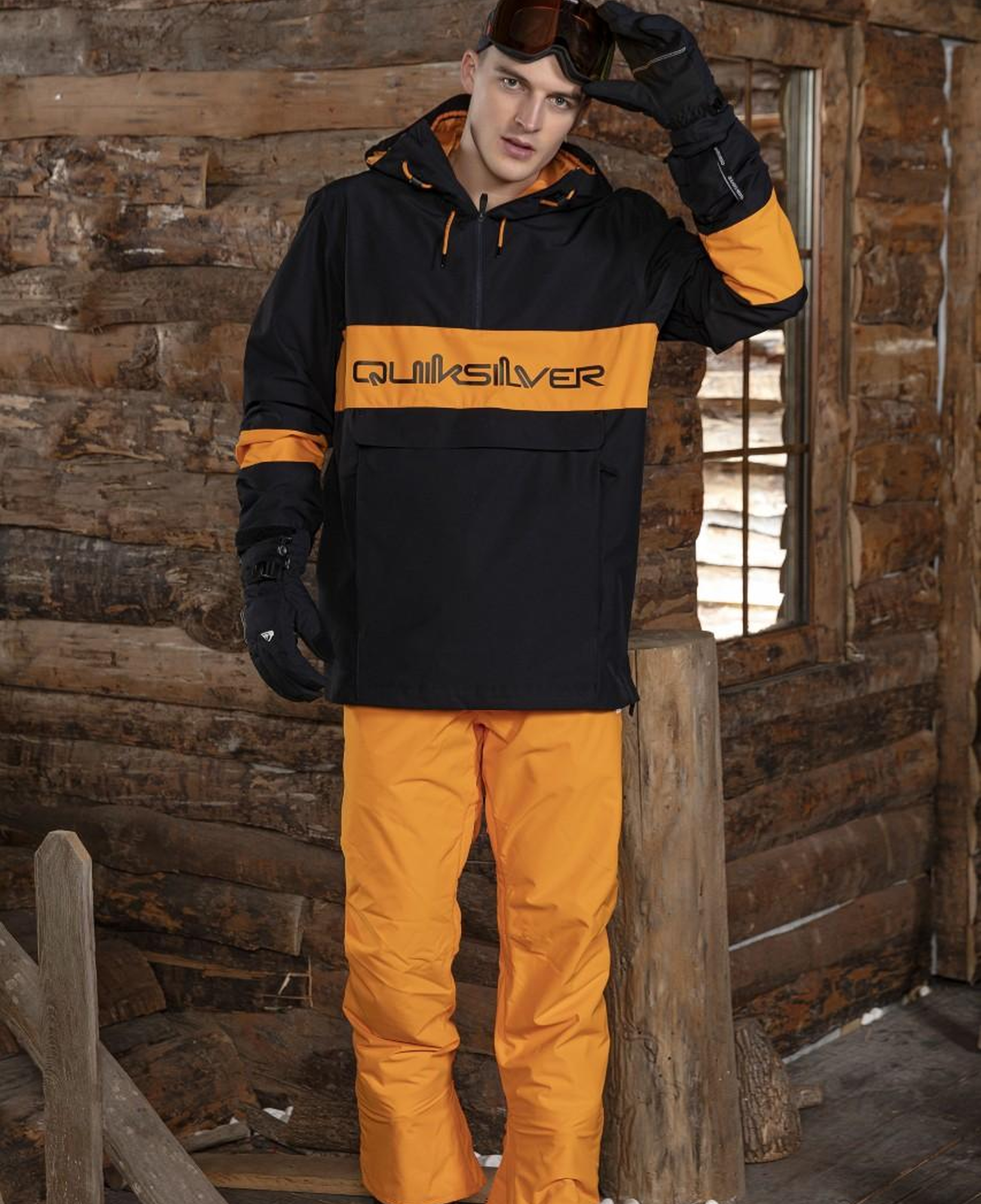Quiksilver Steeze Erkek Siyah Snowboard Ceketi
