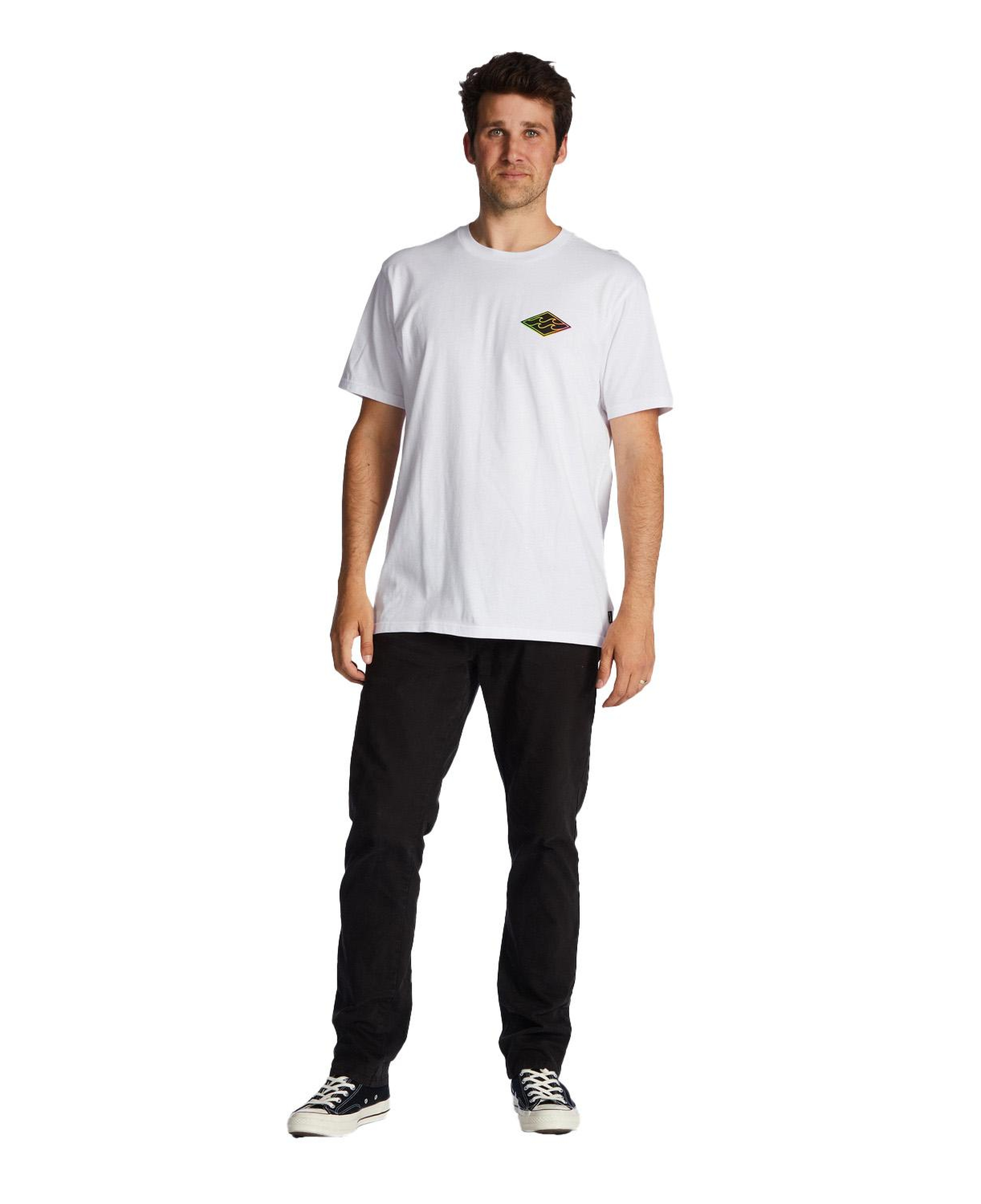 Billabong Crayon Wave Erkek Beyaz Tişört