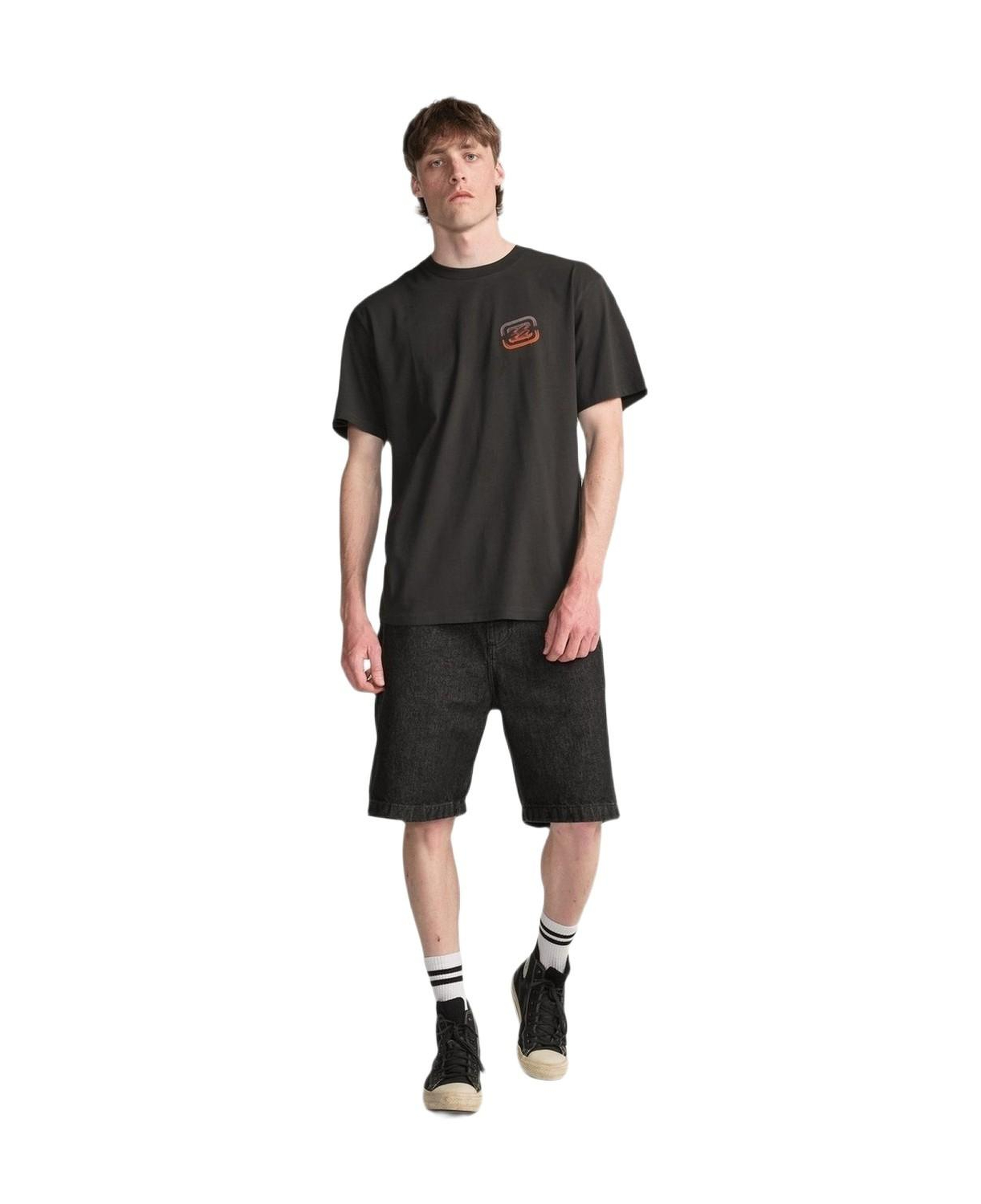 Billabong Crayon Wave Erkek Siyah Tişört