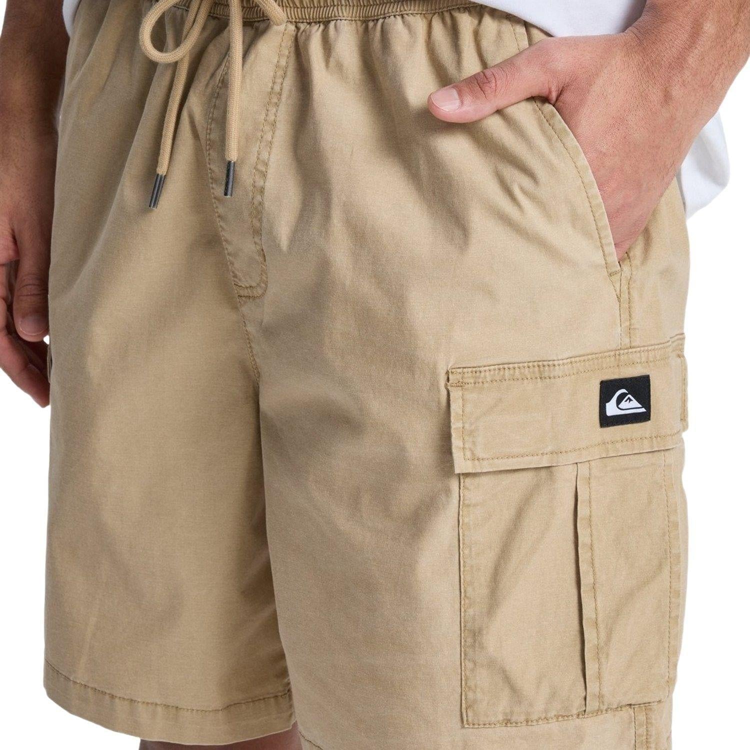Quiksilver Taxercargows Erkek Bej Şort