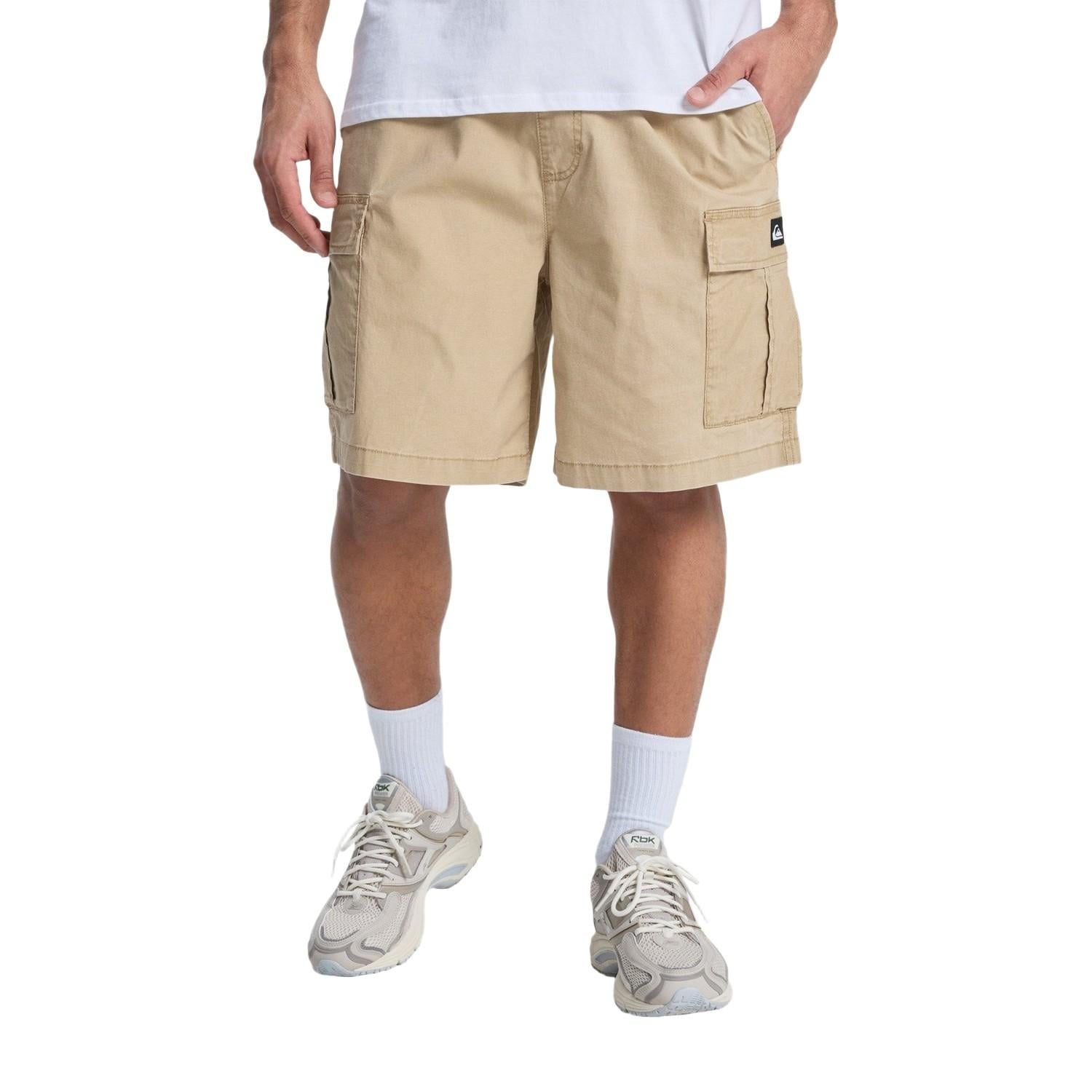 Quiksilver Taxercargows Erkek Bej Şort
