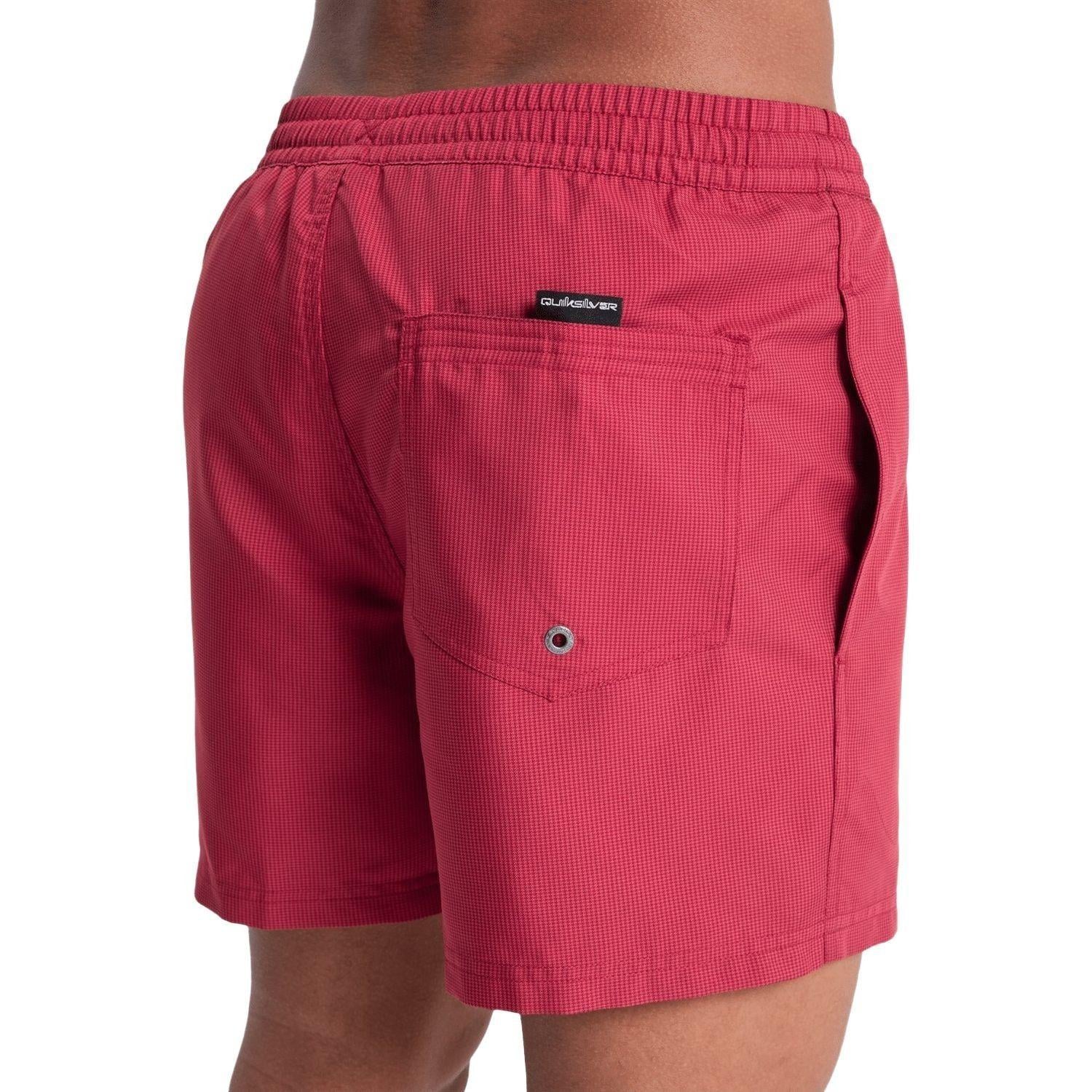 Quiksilver Deluxe 15 Erkek Kırmızı Volley Short