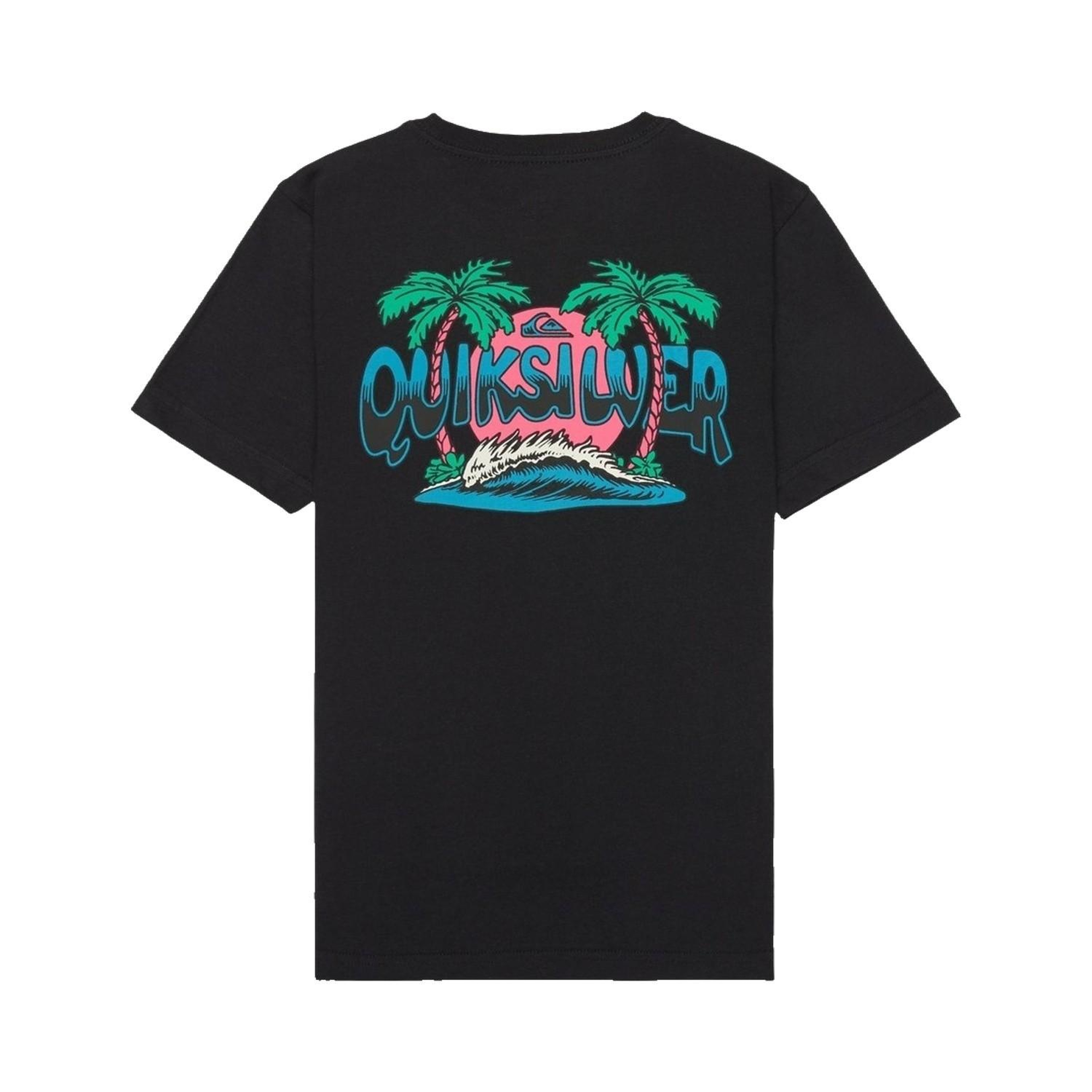 Quiksilver Palm Horizon Erkek Çocuk Siyah Tişört