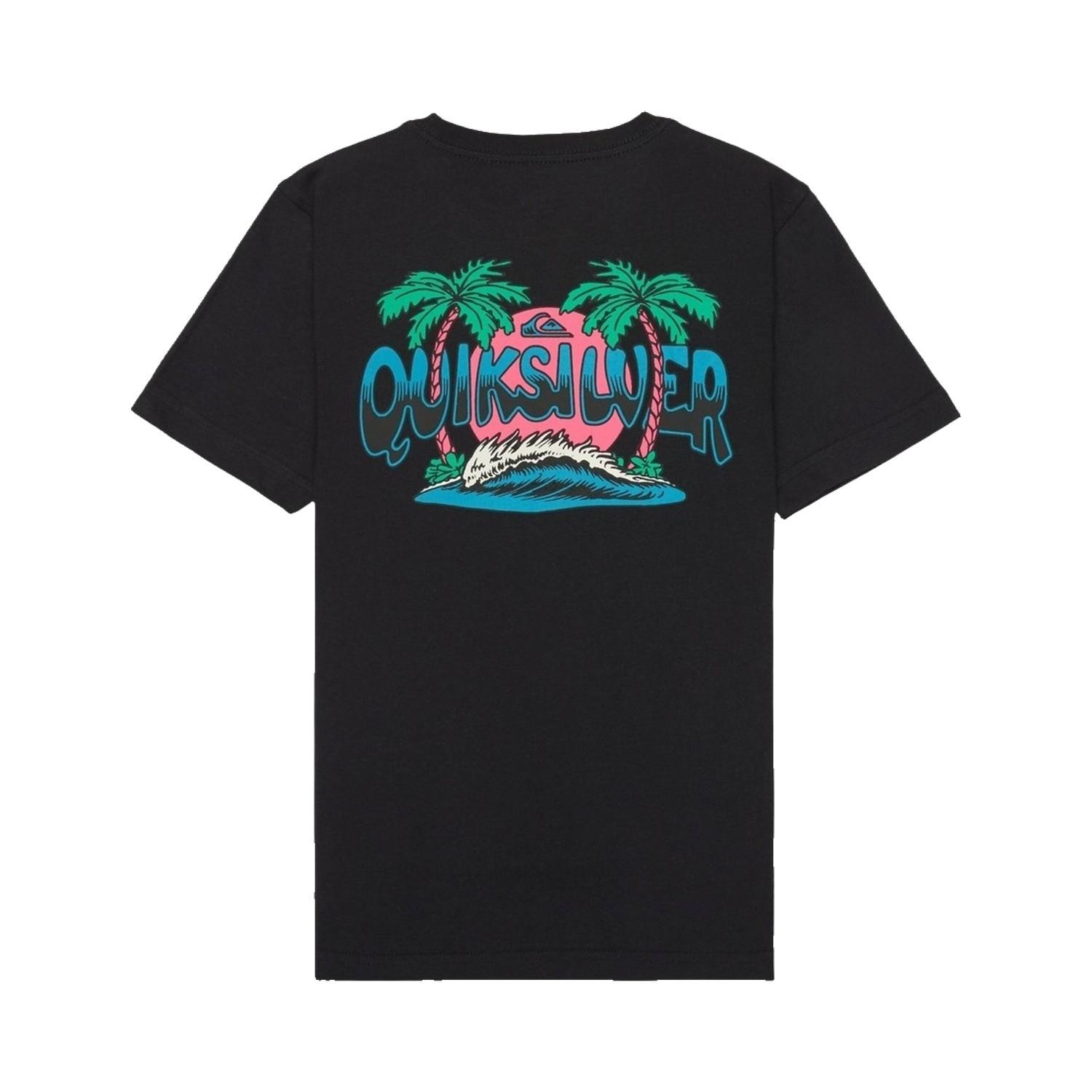 Quiksilver Palm Horizon Erkek Çocuk Siyah Tişört