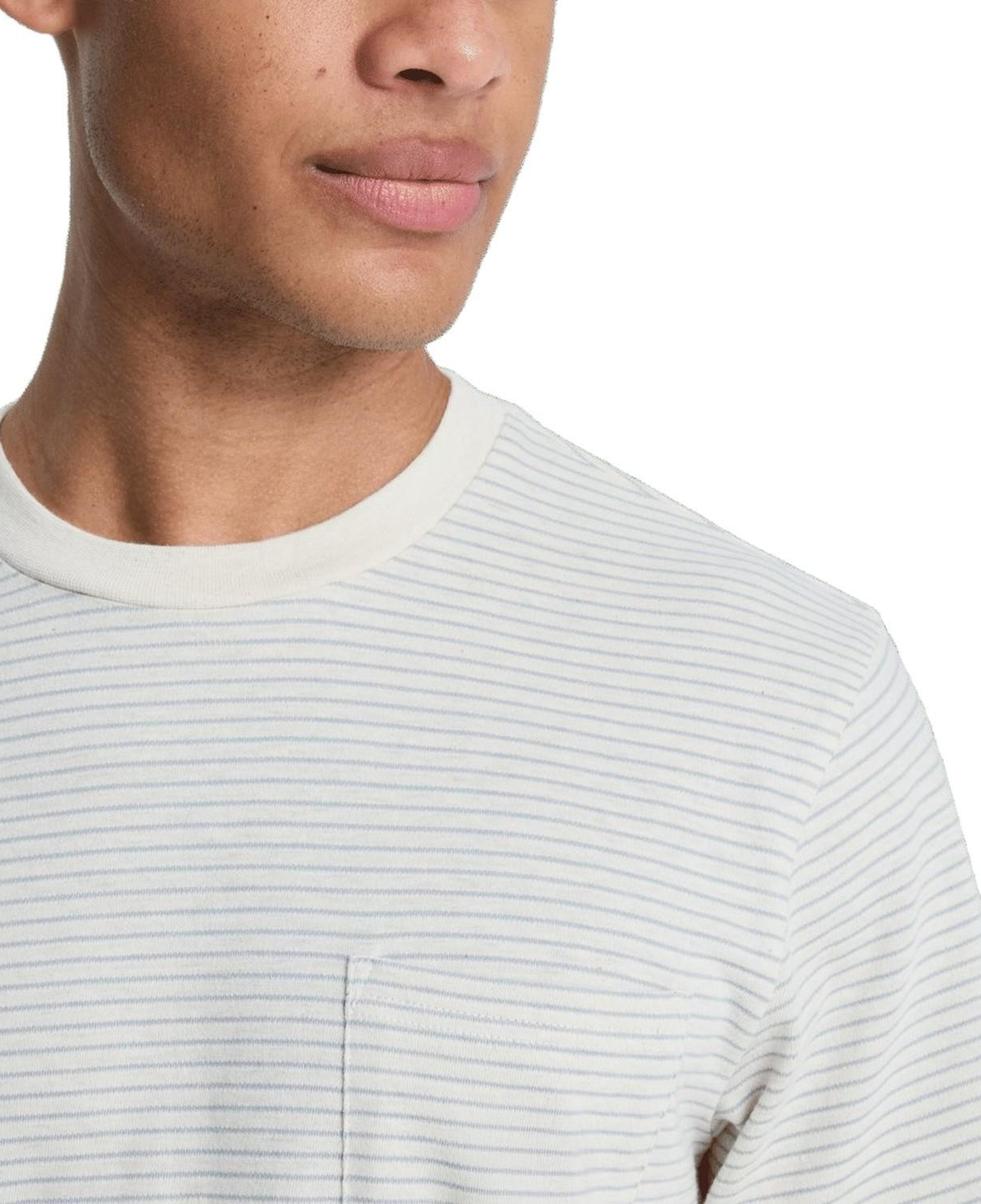 Quiksilver Lopaz Striped Erkek Bej Tişört