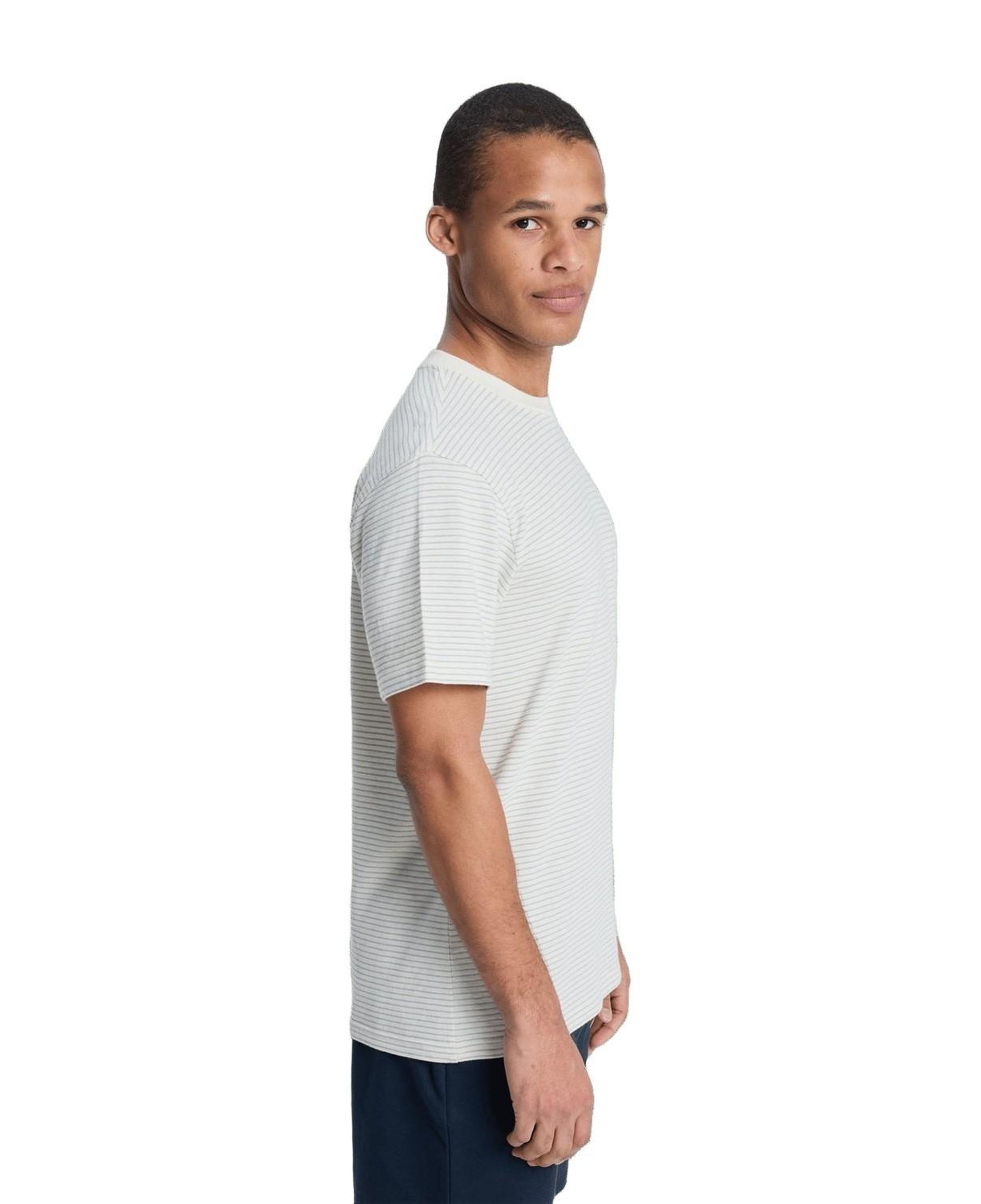 Quiksilver Lopaz Striped Erkek Bej Tişört