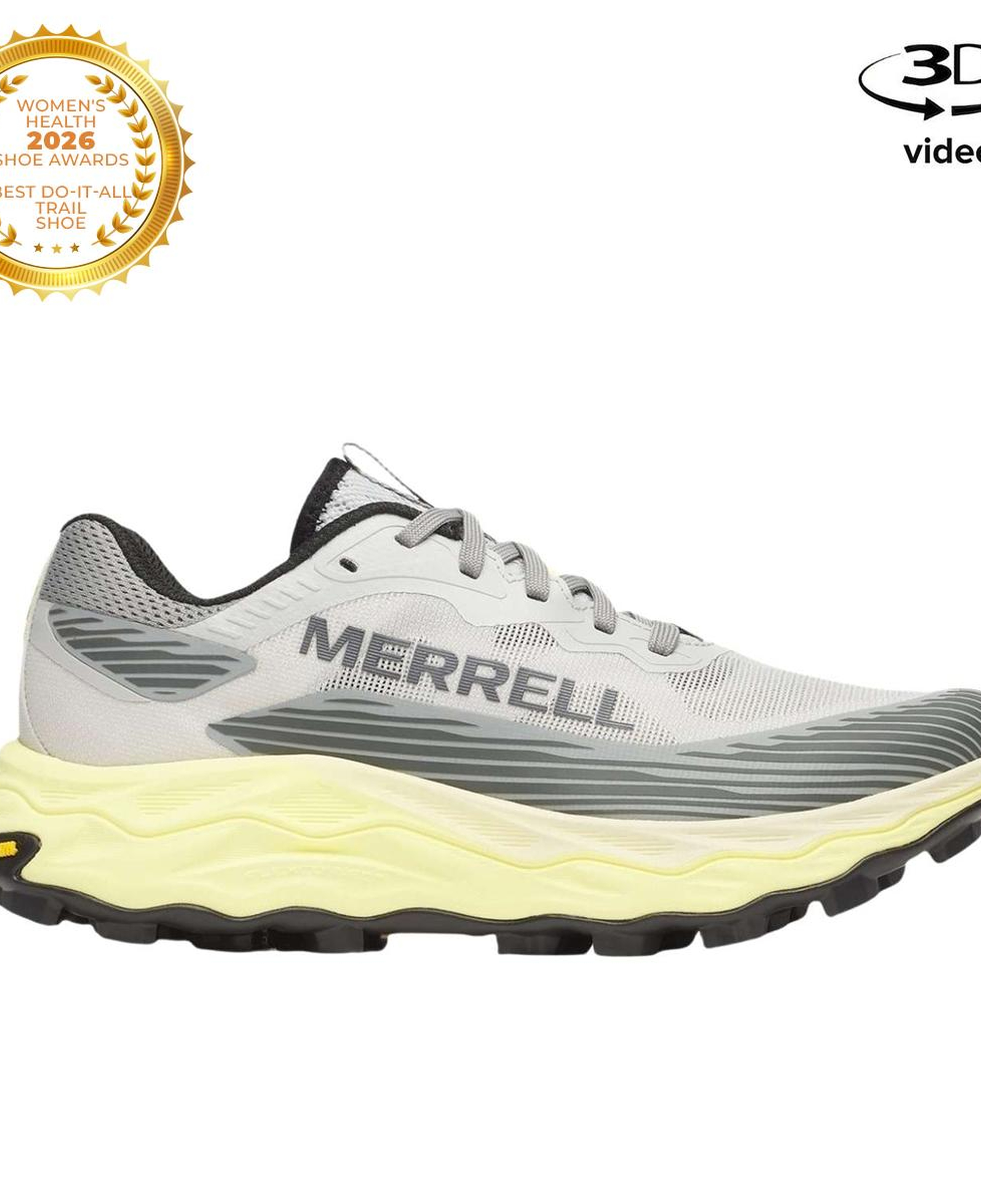 Merrell Agility Peak 6 Kadın Gri Patika Koşusu Ayakkabısı