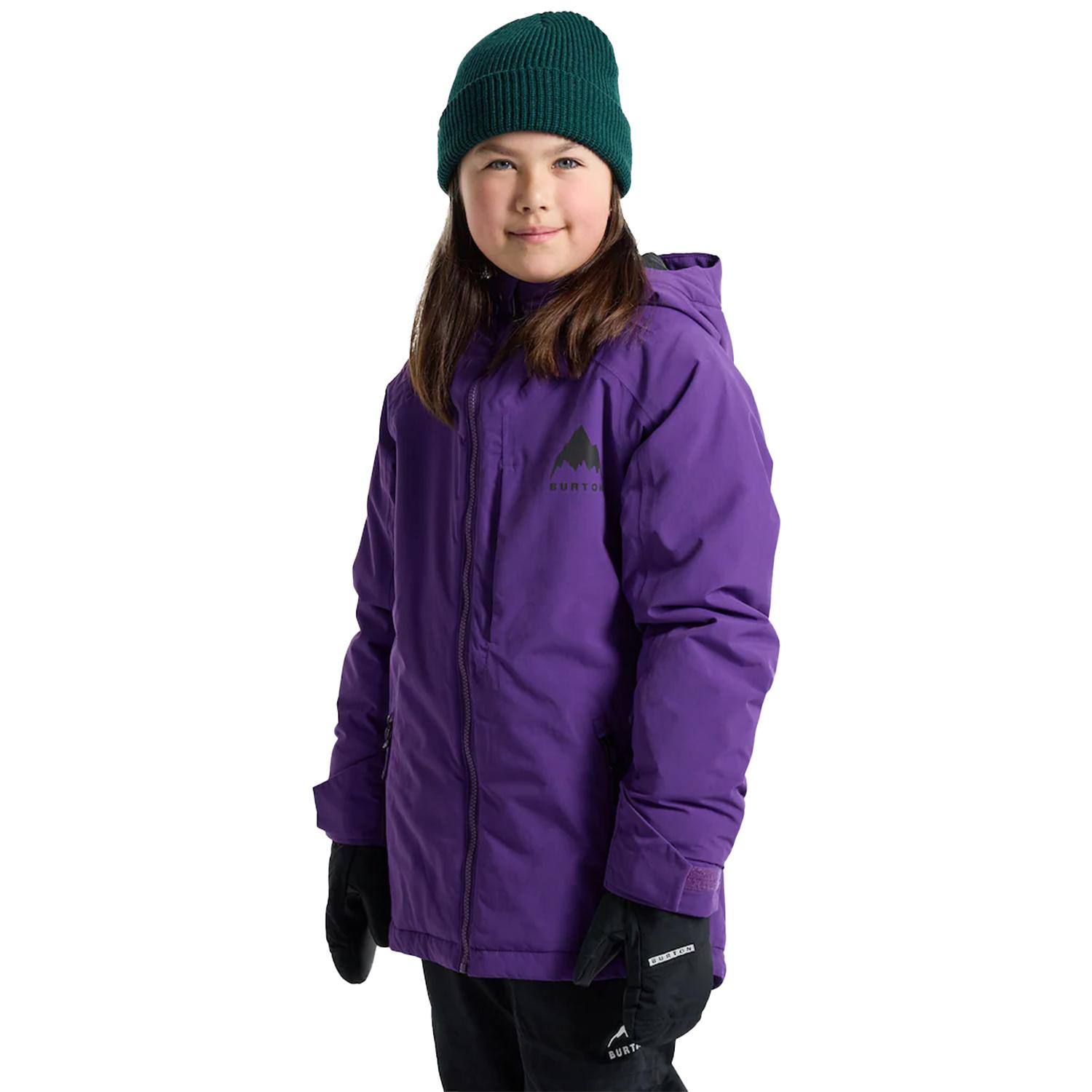 Burton Hillslope Unisex Çocuk Mor Snowboard Ceketi