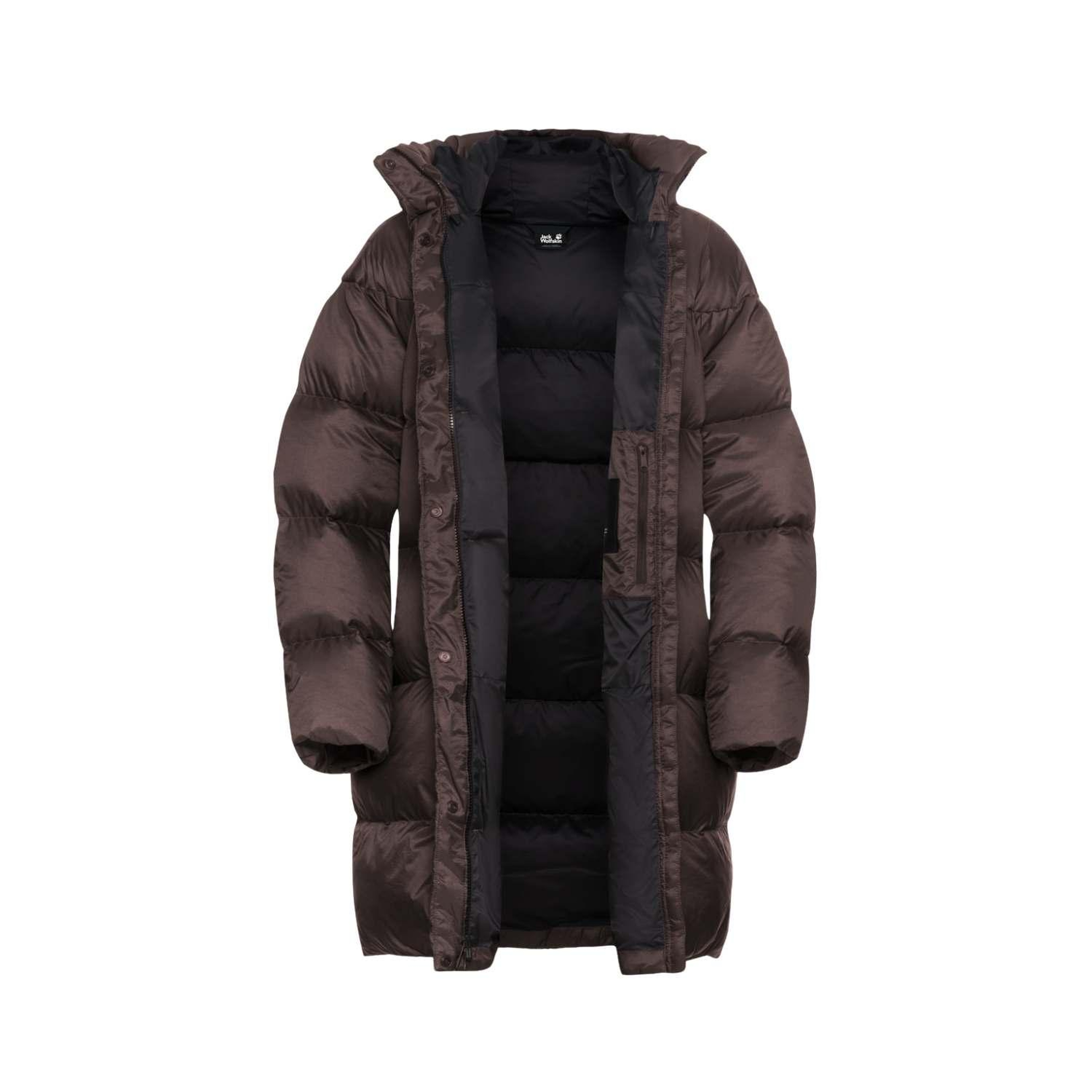 Jack Wolfskin Icy Hill Rds Kadın Kahverengi Outdoor Ceketi