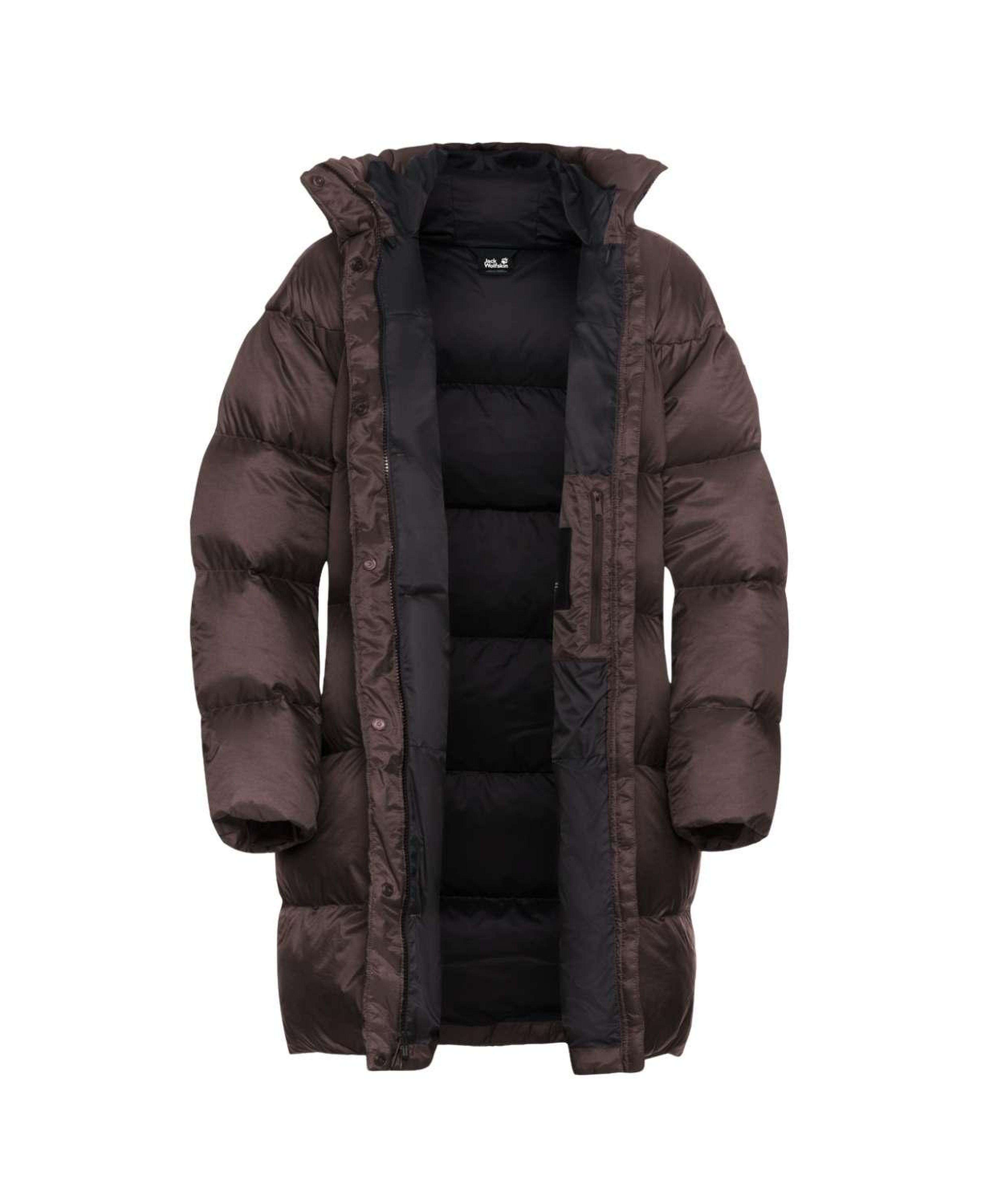Jack Wolfskin Icy Hill Rds Kadın Kahverengi Outdoor Ceketi