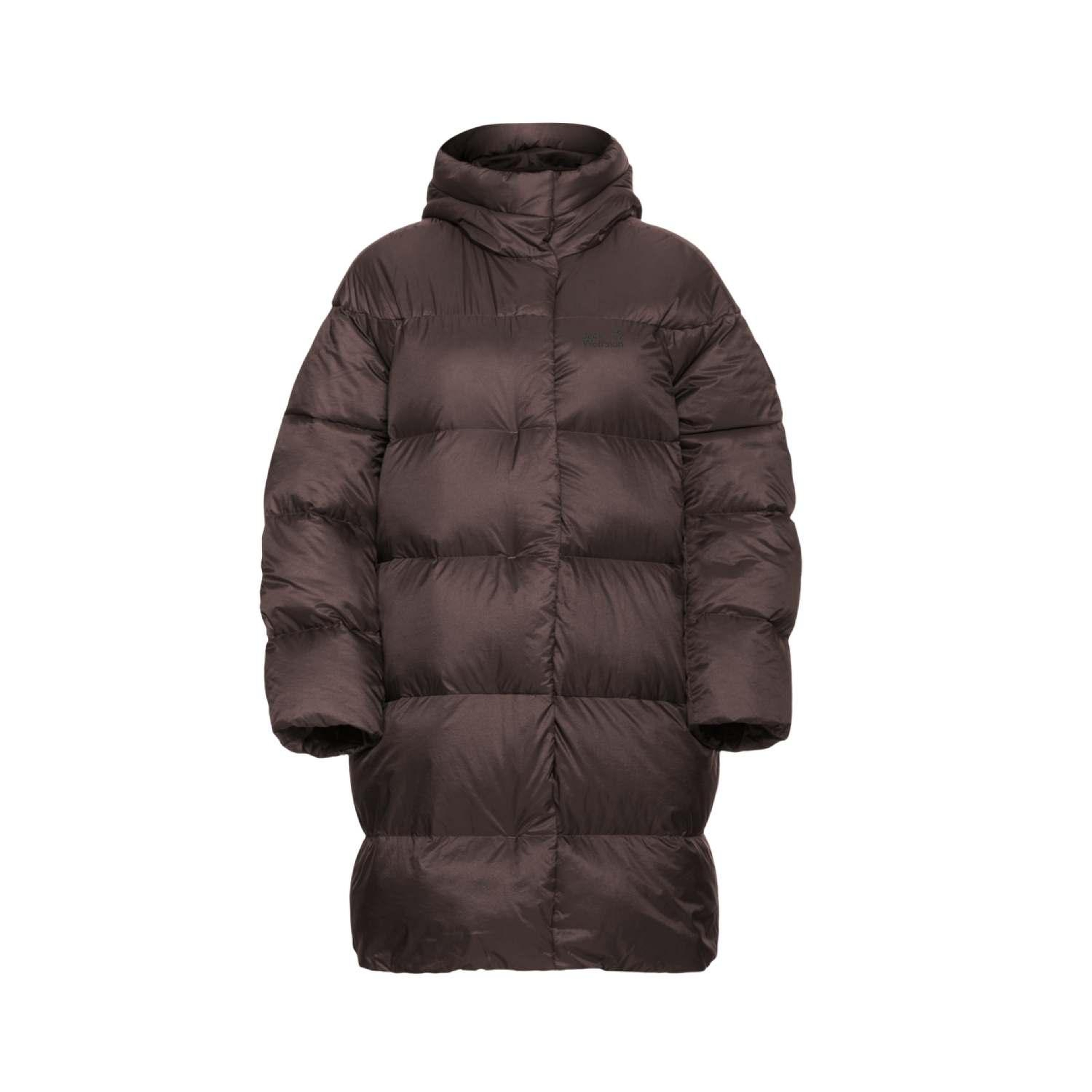 Jack Wolfskin Icy Hill Rds Kadın Kahverengi Outdoor Ceketi