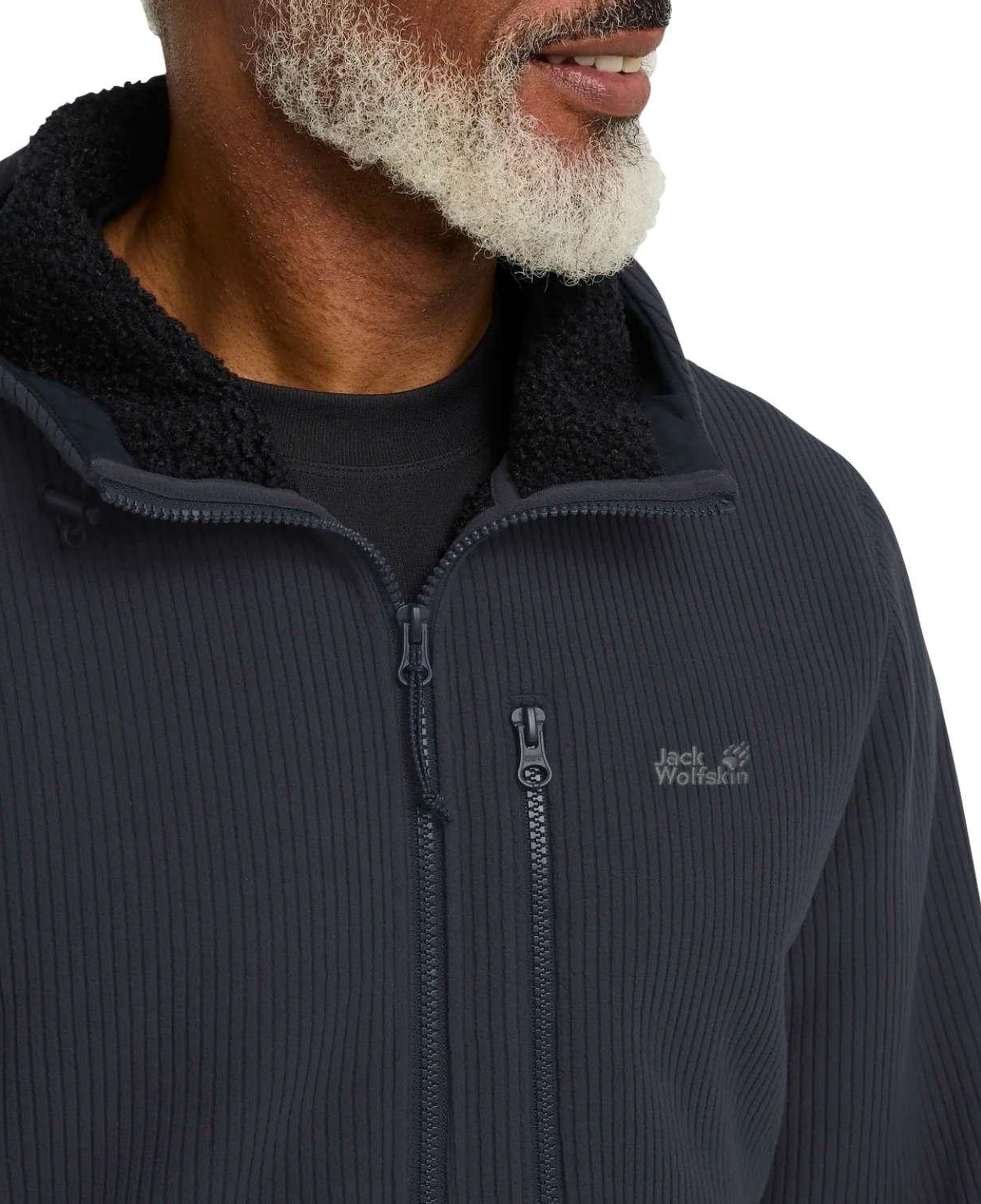 Jack Wolfskin Lake Ridge Hooded Erkek Mavi Outdoor Ceketi