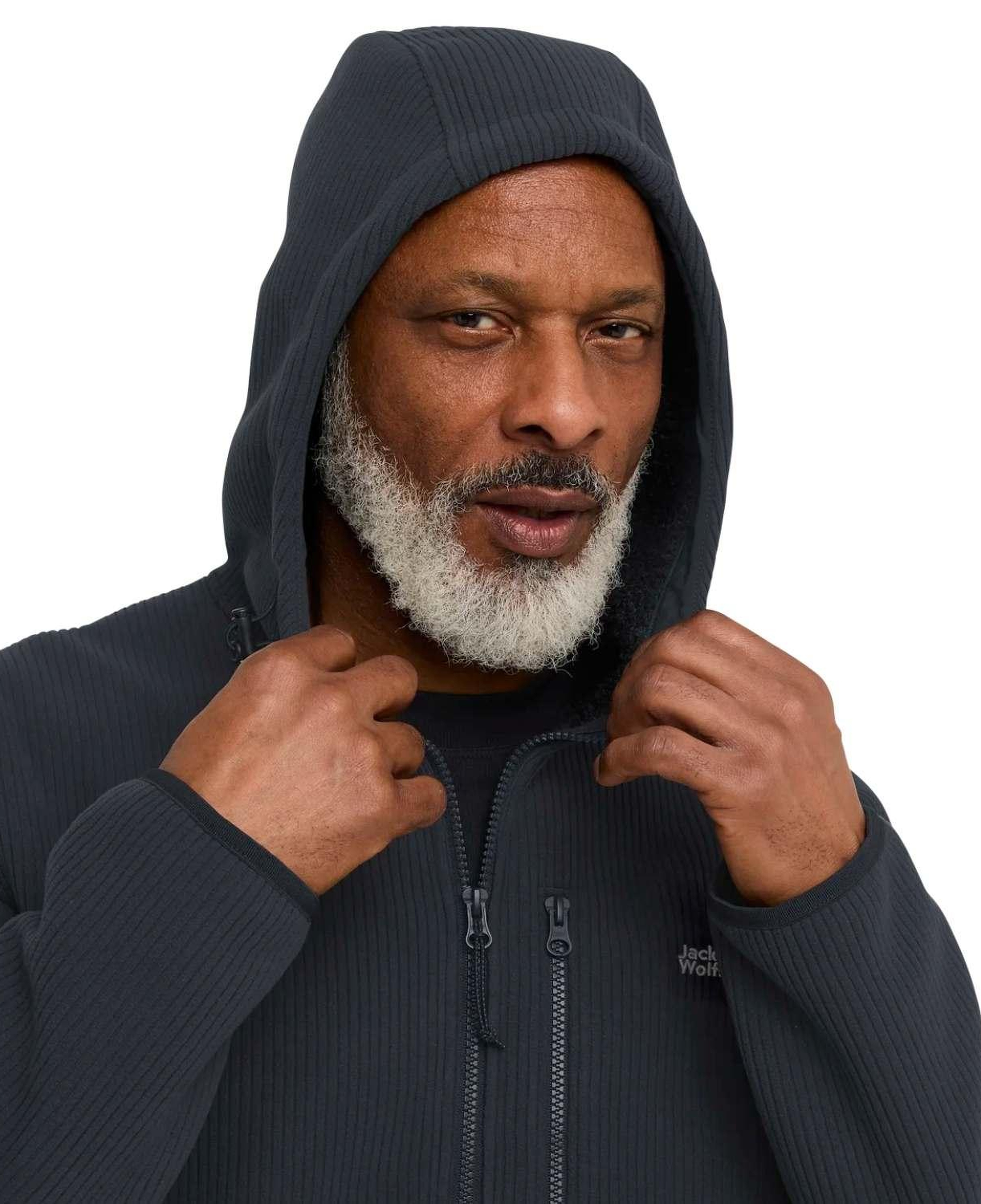 Jack Wolfskin Lake Ridge Hooded Erkek Mavi Outdoor Ceketi