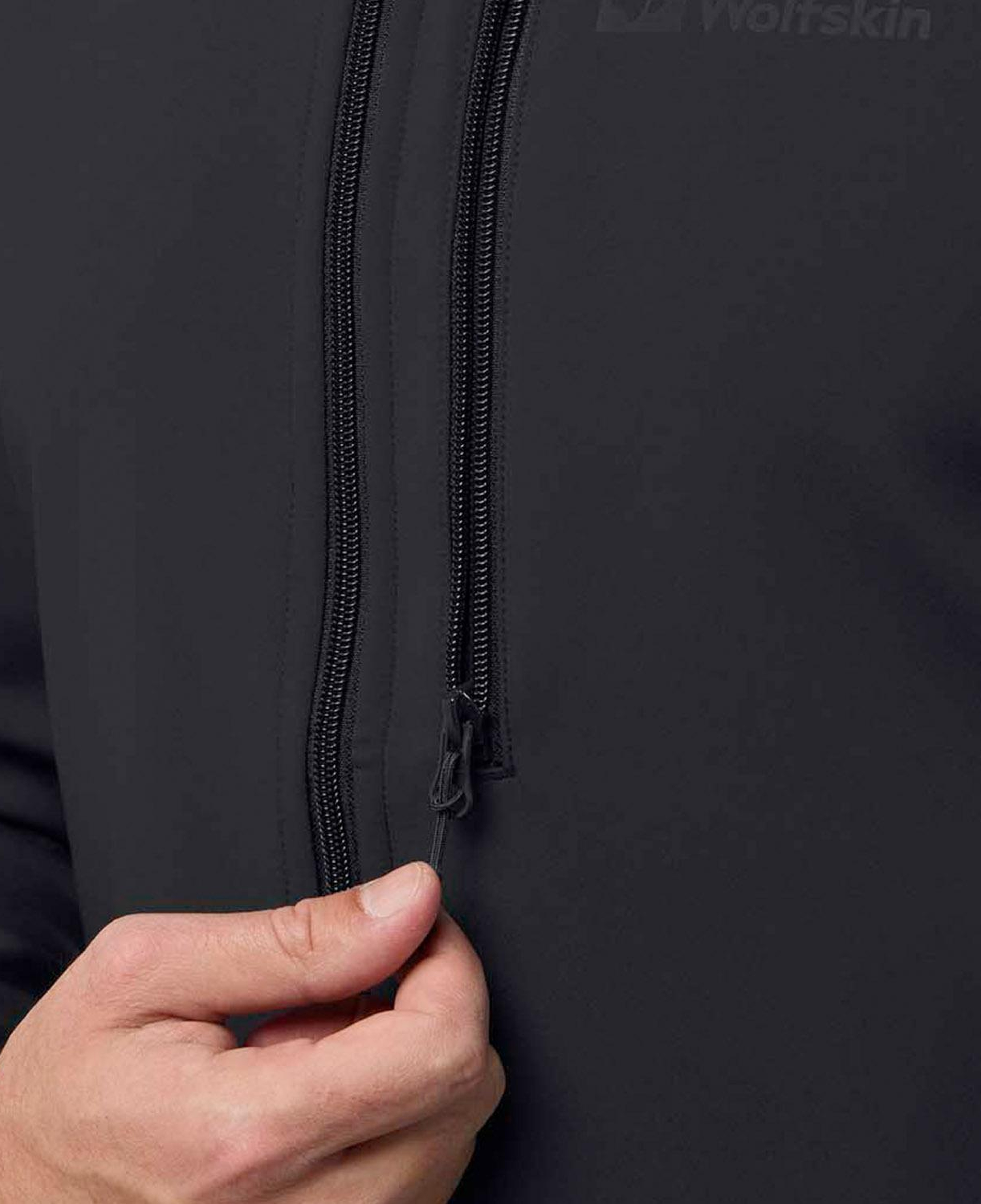 Jack Wolfskin Whirlwind Men Erkek Siyah Softshell