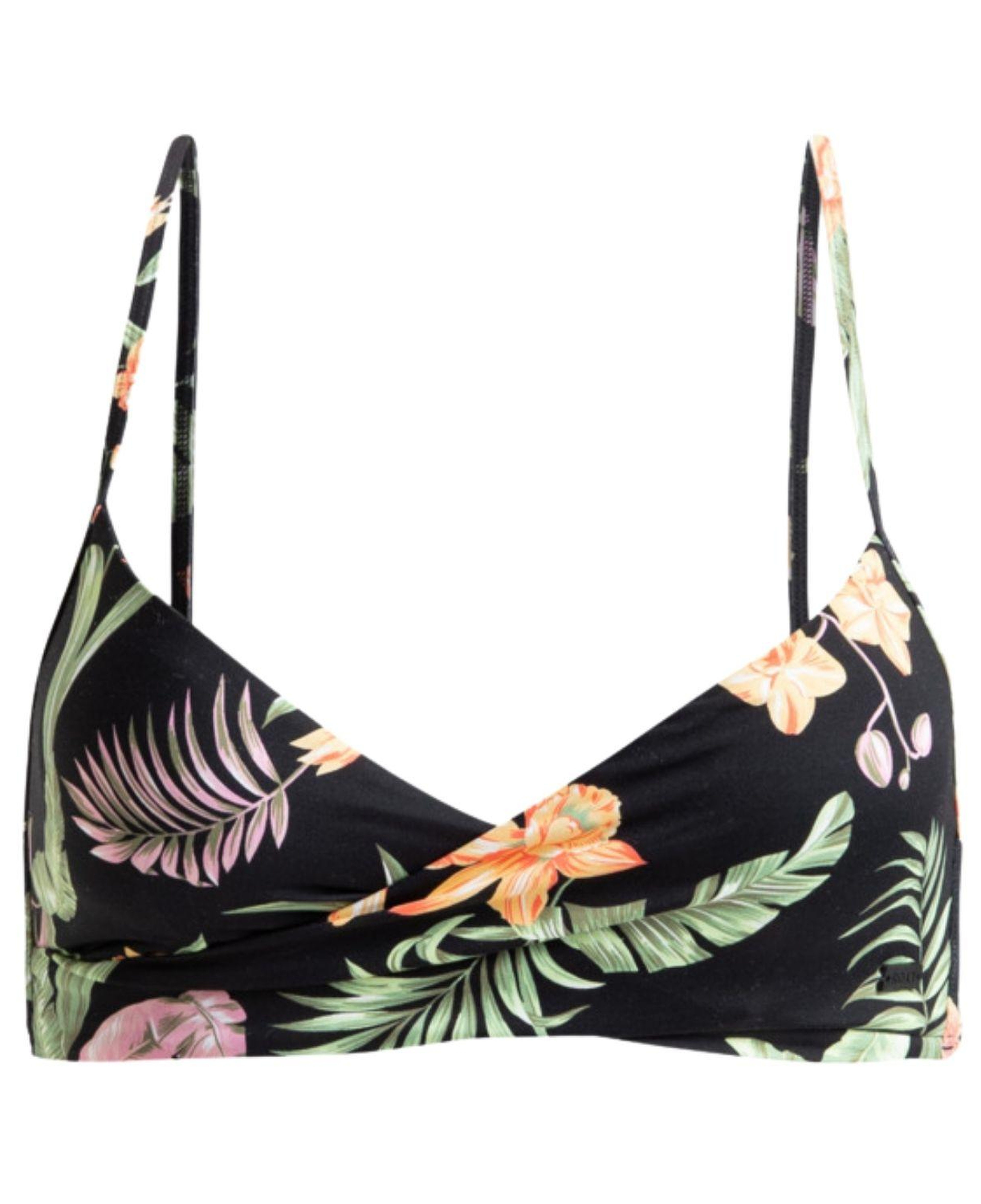 Roxy Pt Beach Classics Wrap Bra Kadın Siyah Bikini Üst