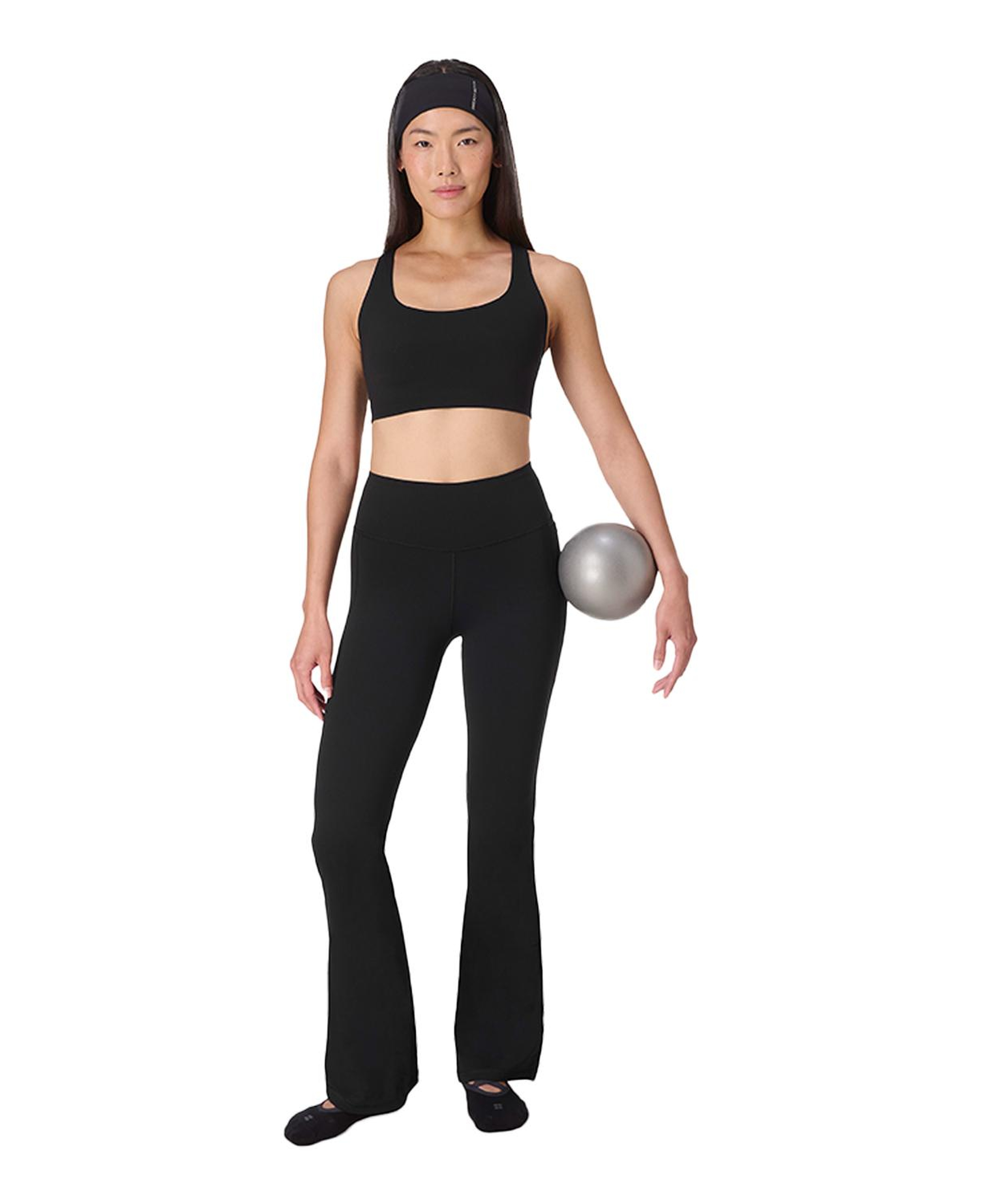 Sweaty Betty Ultimate 32 Studio Flare Kadın Siyah Yoga Pantolonu