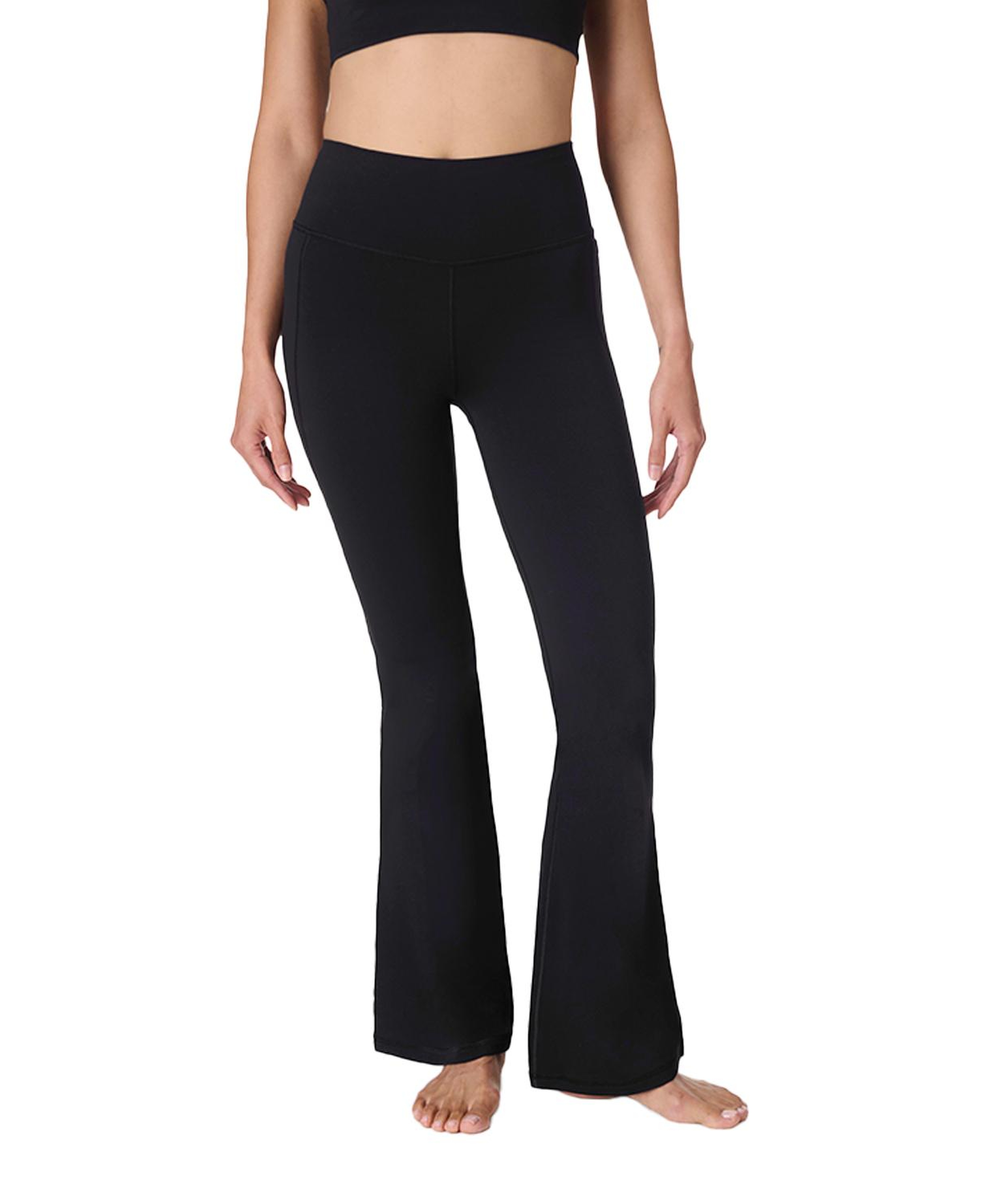 Sweaty Betty Ultimate 32 Studio Flare Kadın Siyah Yoga Pantolonu