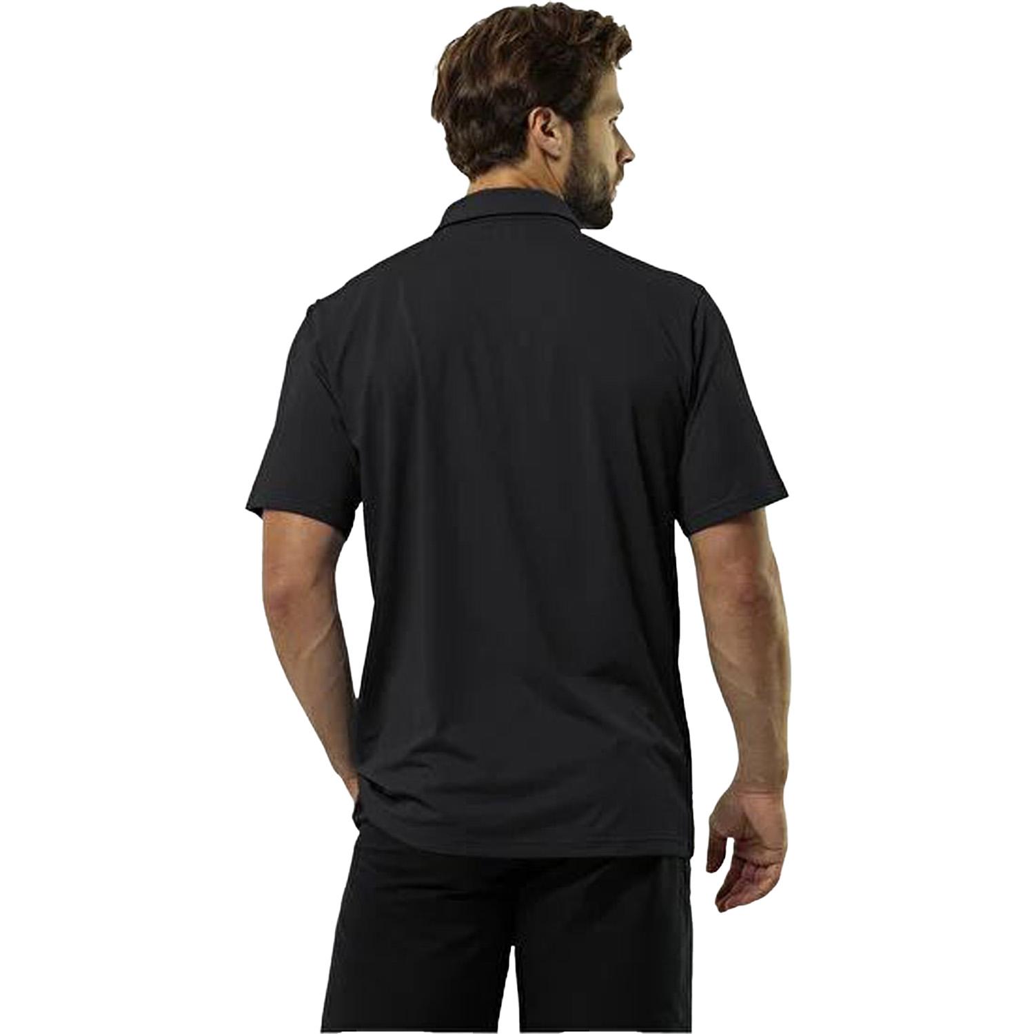 Jack Wolfskin Delgami Polo Erkek Siyah Polo Tişört