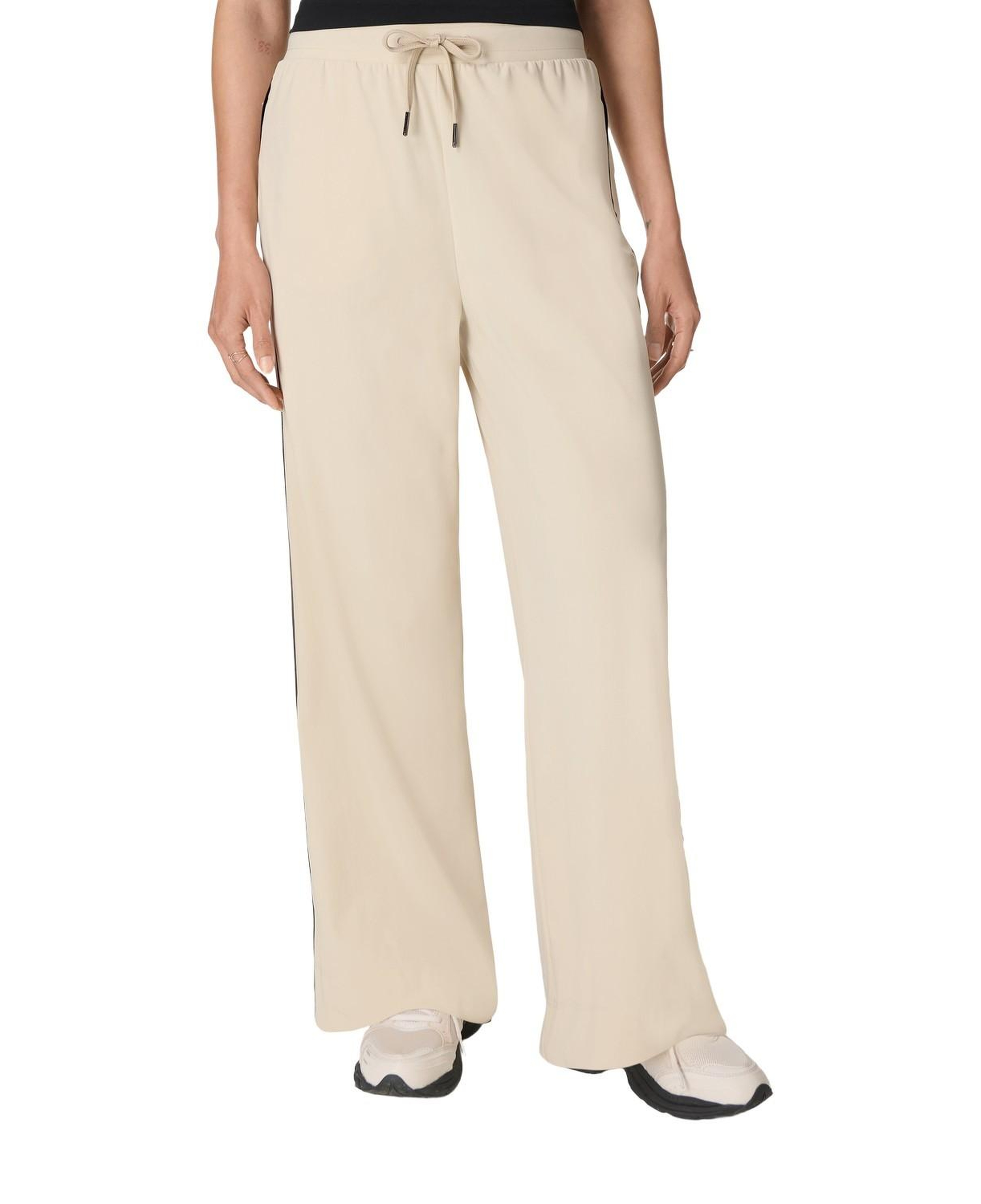 Sweaty Betty Explorer Wide Leg 30 Trouser Kadın Bej Pantolon