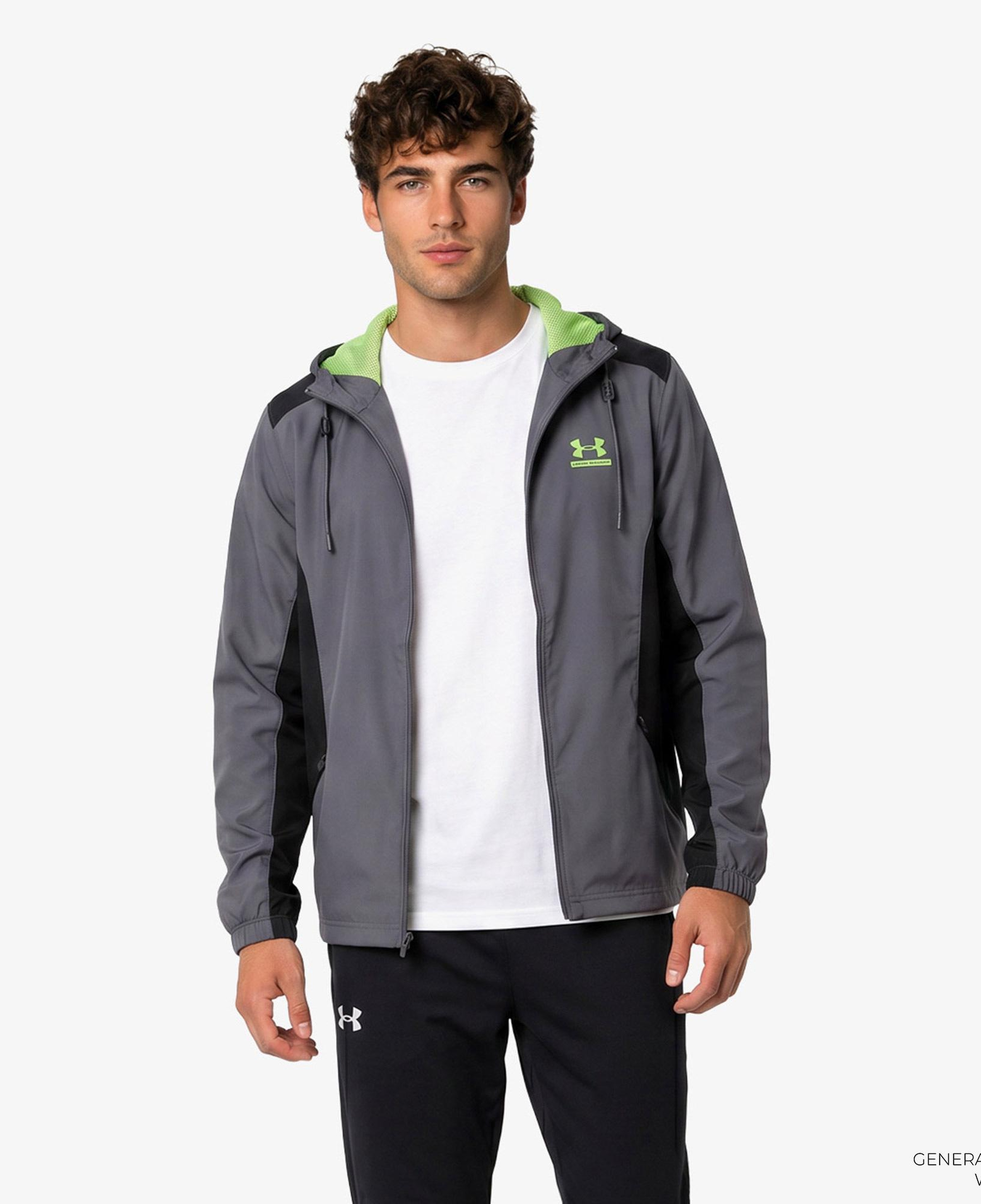 Under Armour Tech Sport Woven Erkek Gri Antrenman Ceket