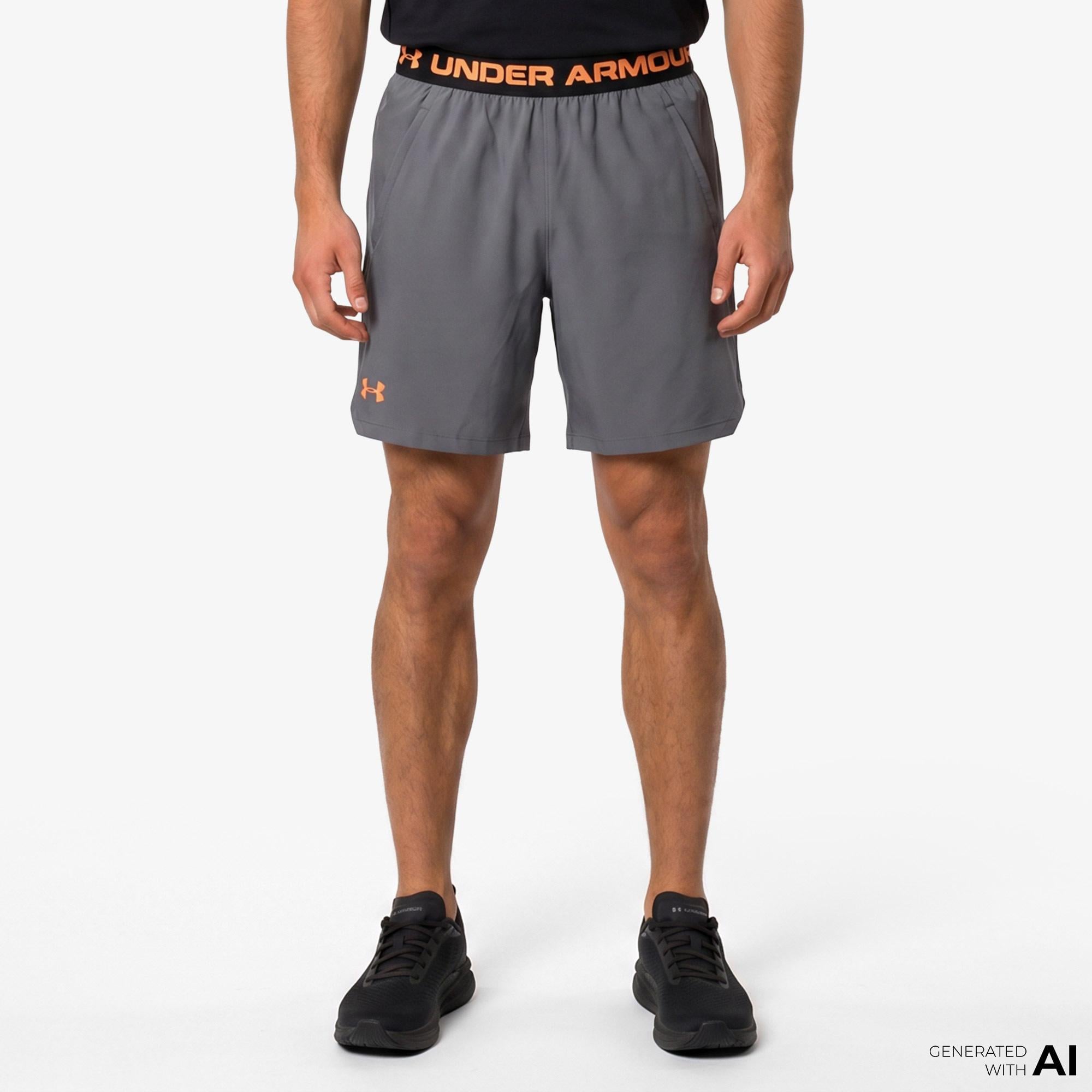 Under Armour Vanish Woven 6in Erkek Gri Antrenman Şortu