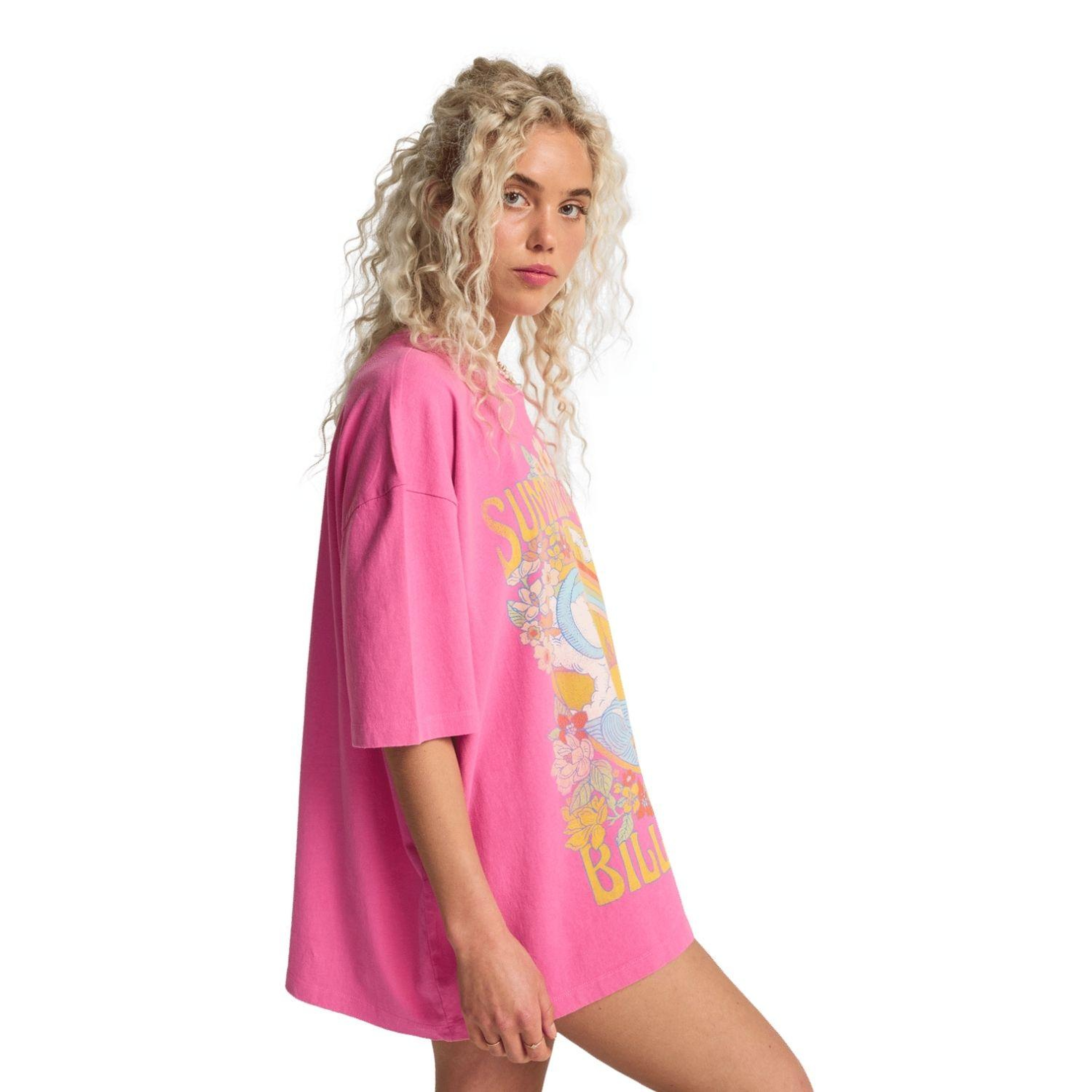 Billabong Summer Of Love Kadın Pembe Tişört