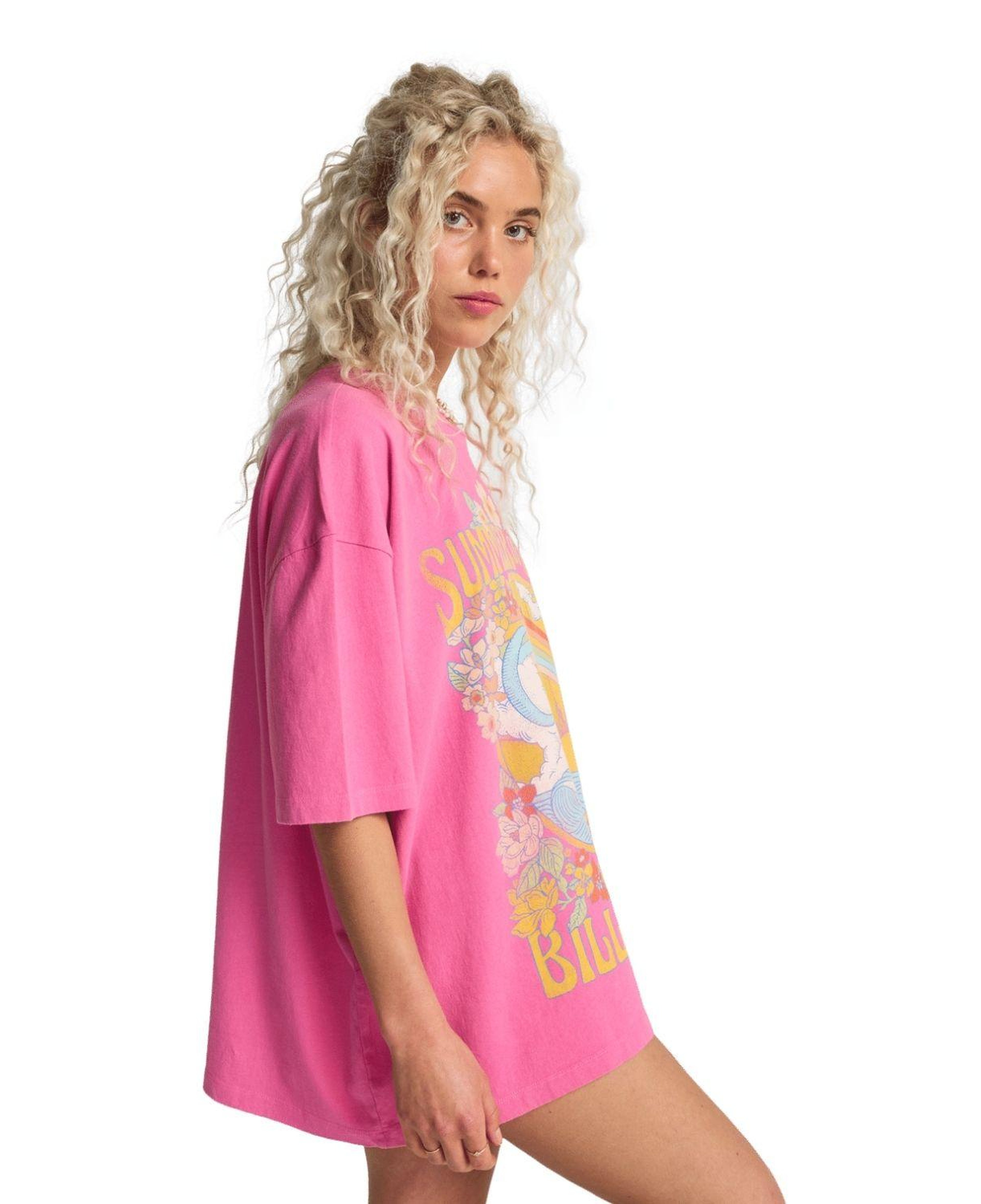 Billabong Summer Of Love Kadın Pembe Tişört